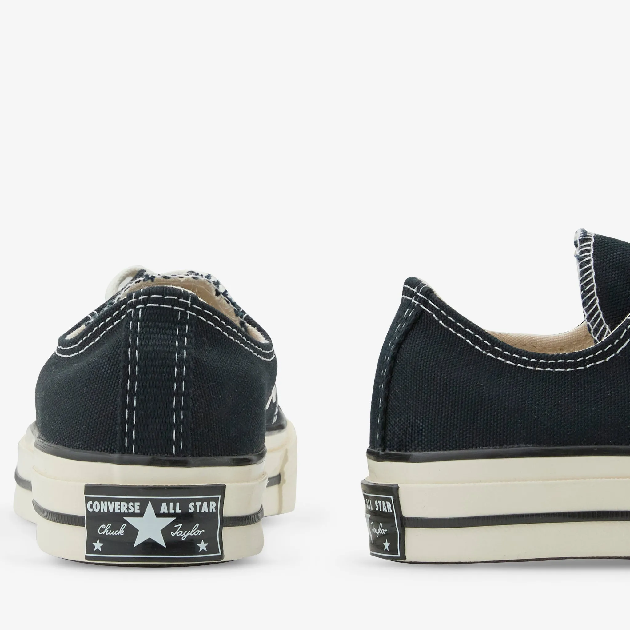 Chuck Taylor 70' Low Black Air Cushioned Heel