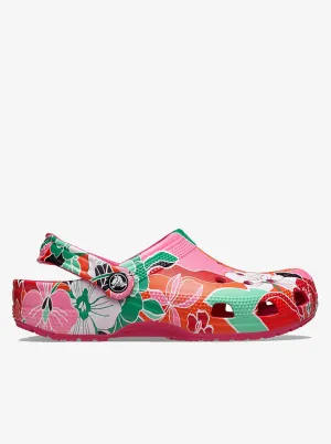 Reinforced Stitching Smooth Fit Classic Clog Woodcut Floral Unisex
