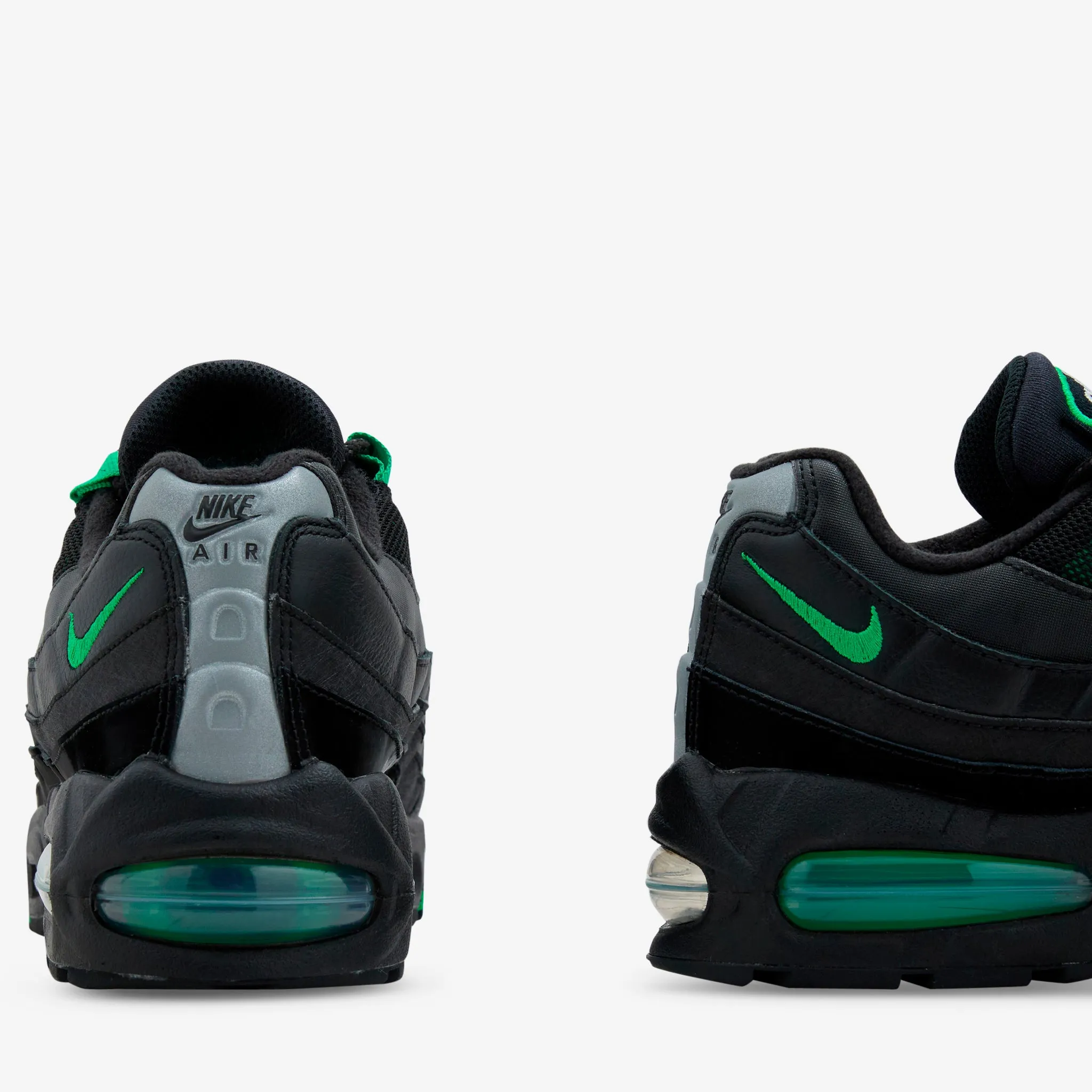 Elastic Cuff Air Max 95 OG Black | Green Shock | Black | Pearl Grey