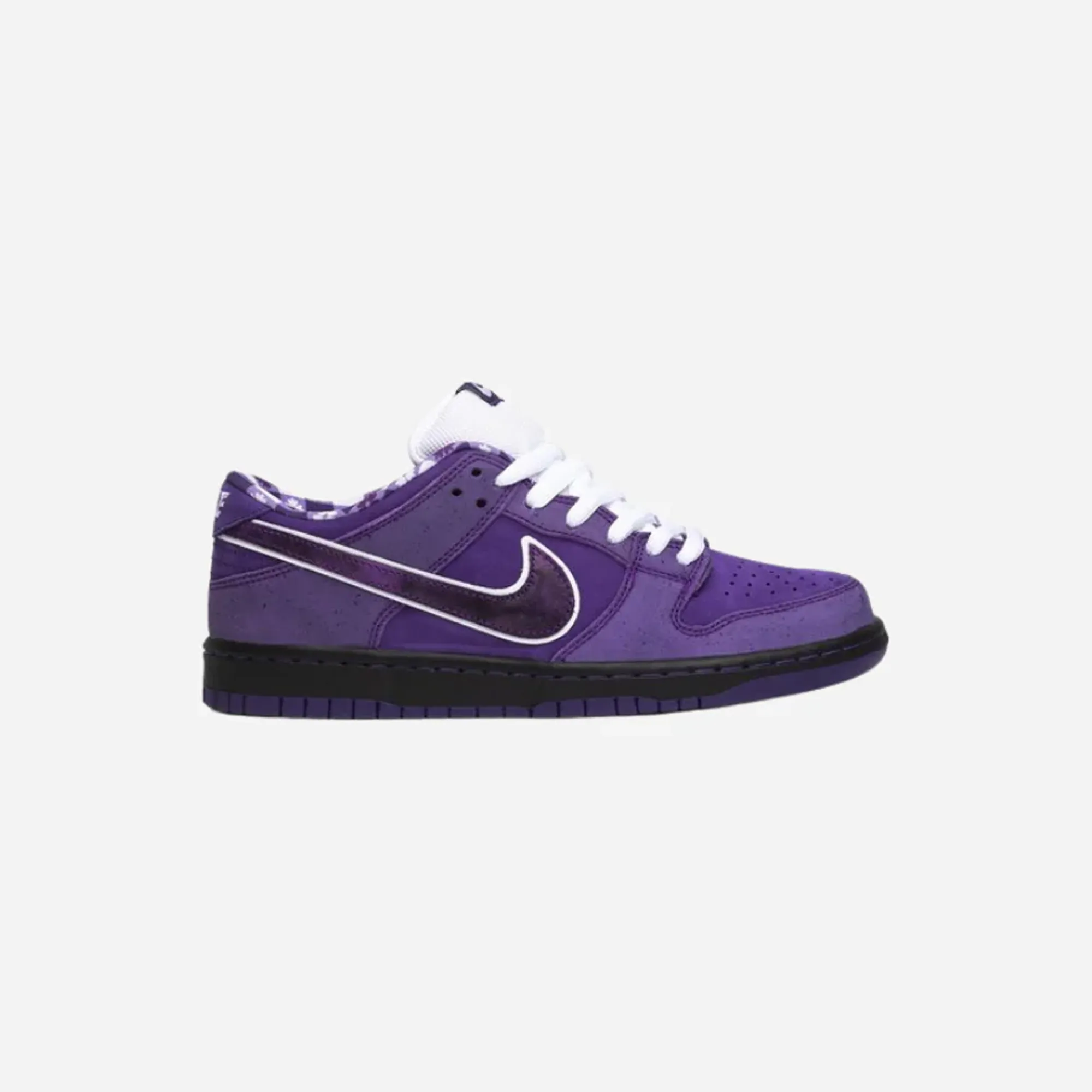 Ergonomic Heel Counter Memory Foam Layer SB DUNK LOW CONCEPTS PURPLE LOBSTER