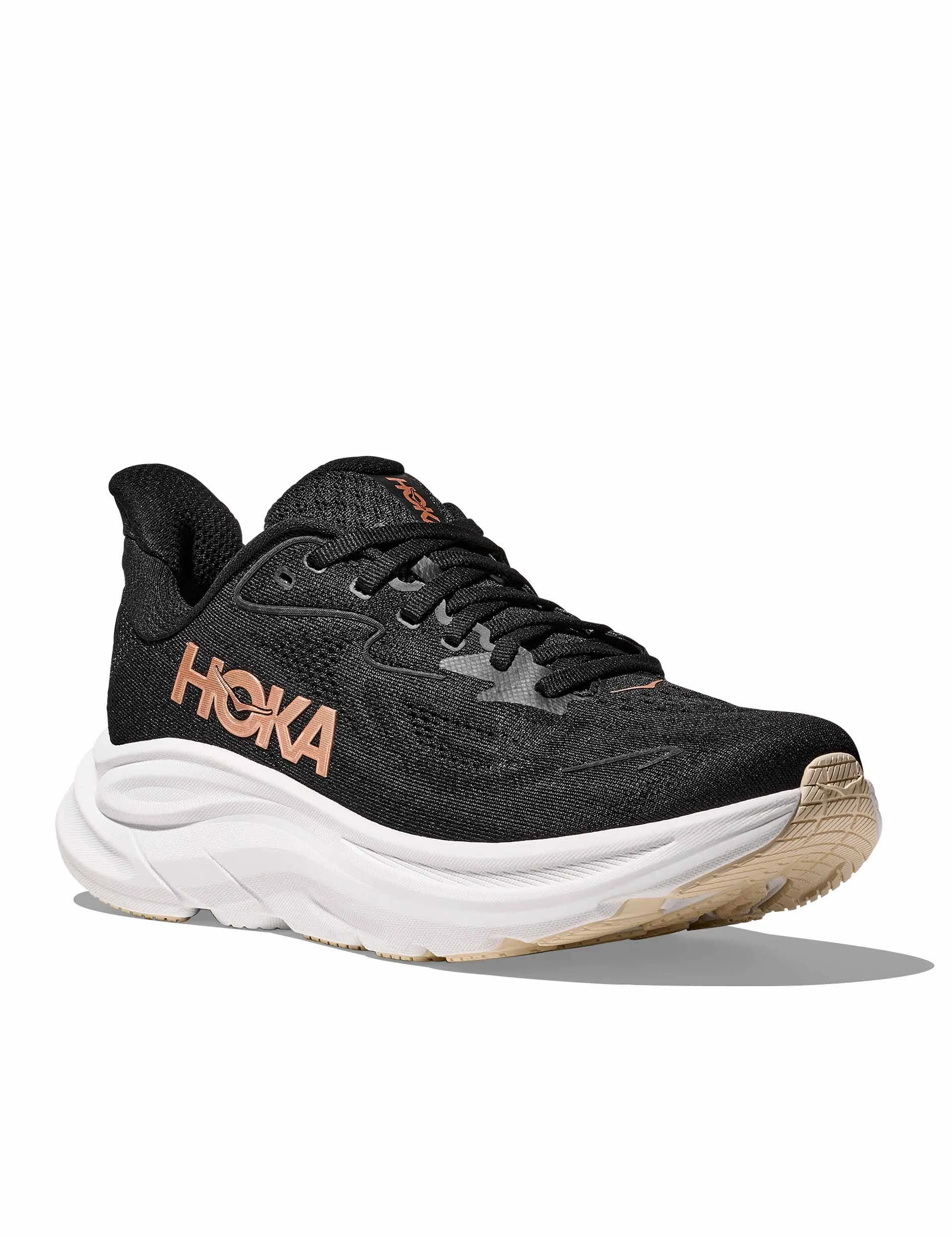 Clifton 10 - Black/Rose Gold Secure fit