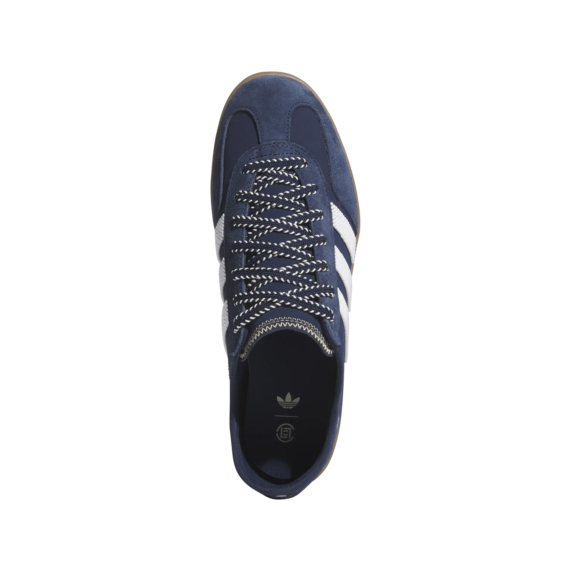 Shockproof Autumn Tone   CLOT Gazelle 'Collegiate Navy Gum'