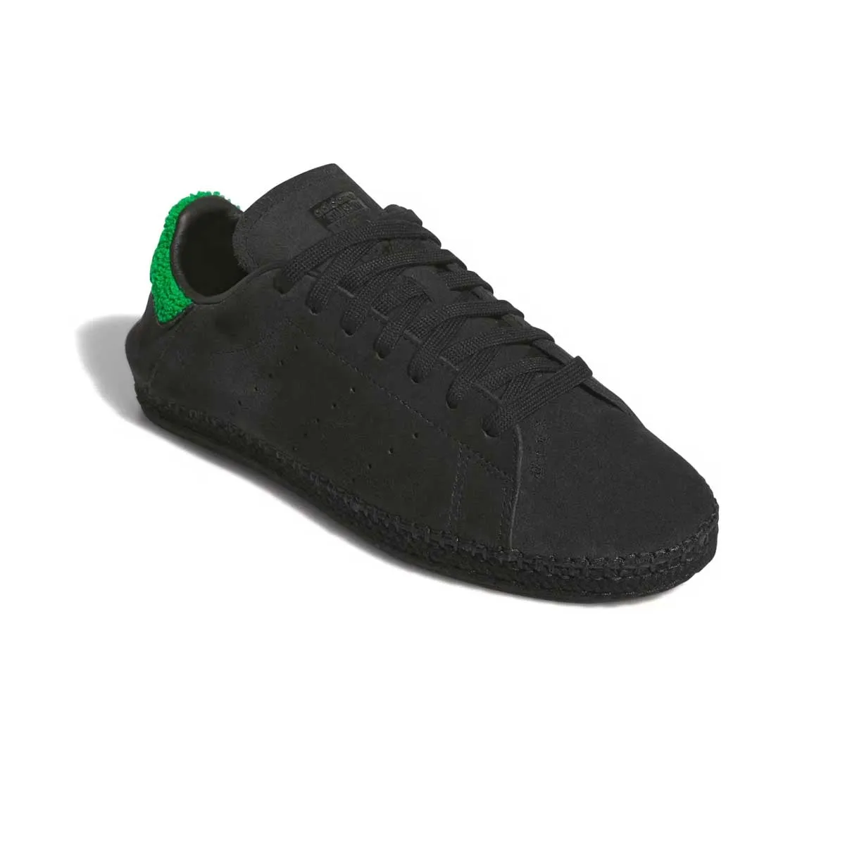 Silver Shine Cyber Mode   CLOT Stan Smith Espadrilles 'Core Black Green'