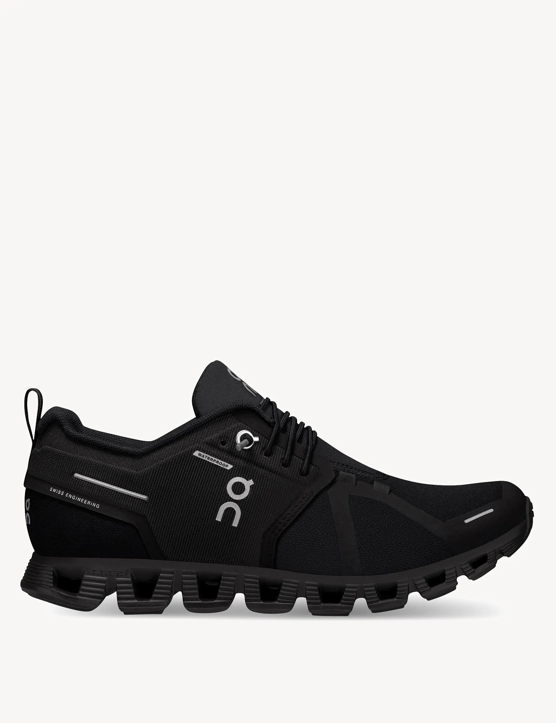 Cloud 5 Waterproof - All Black Thickened Midsole Hiking Path