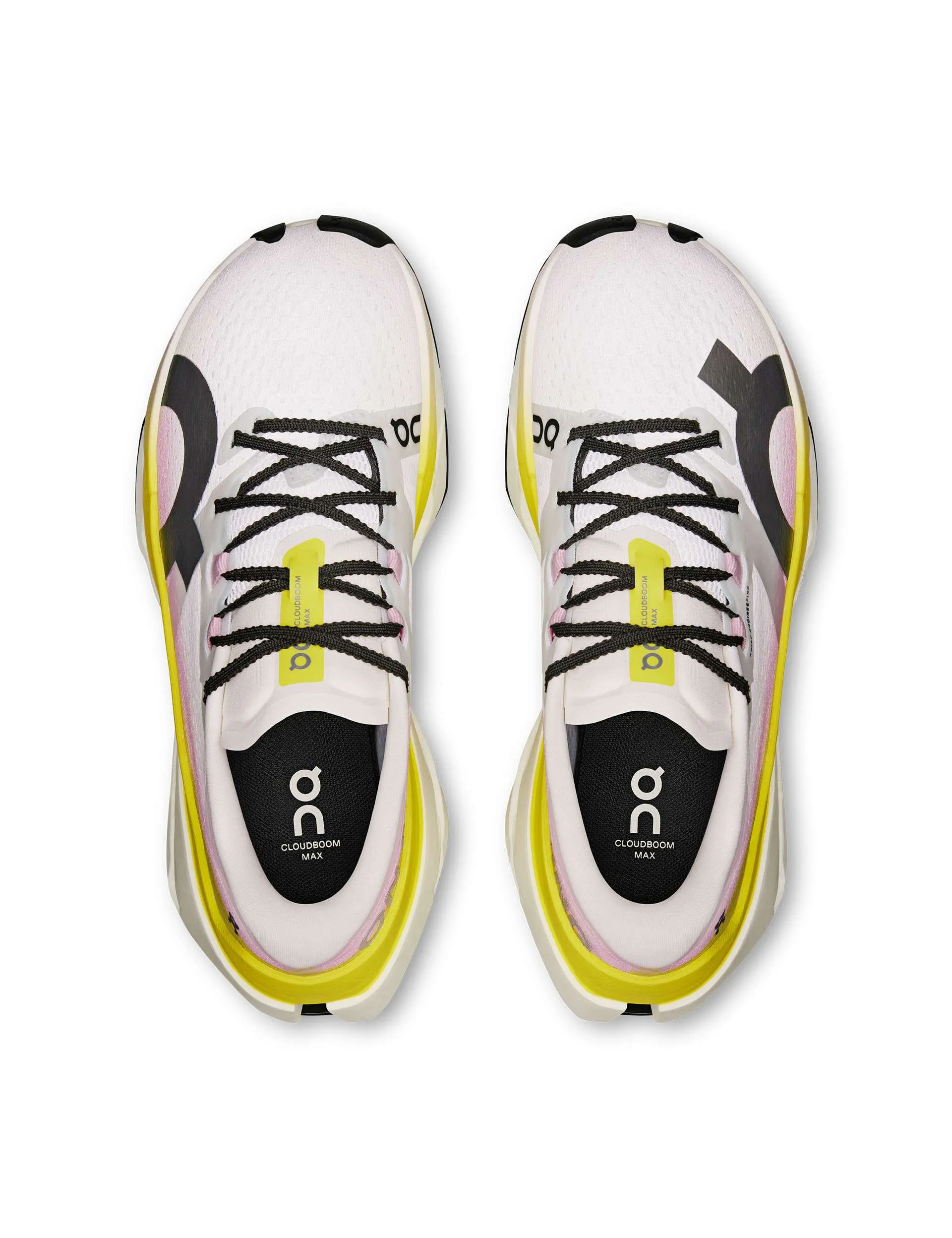 suede - upper shoes Cloudboom Max - Lime/Raspberry