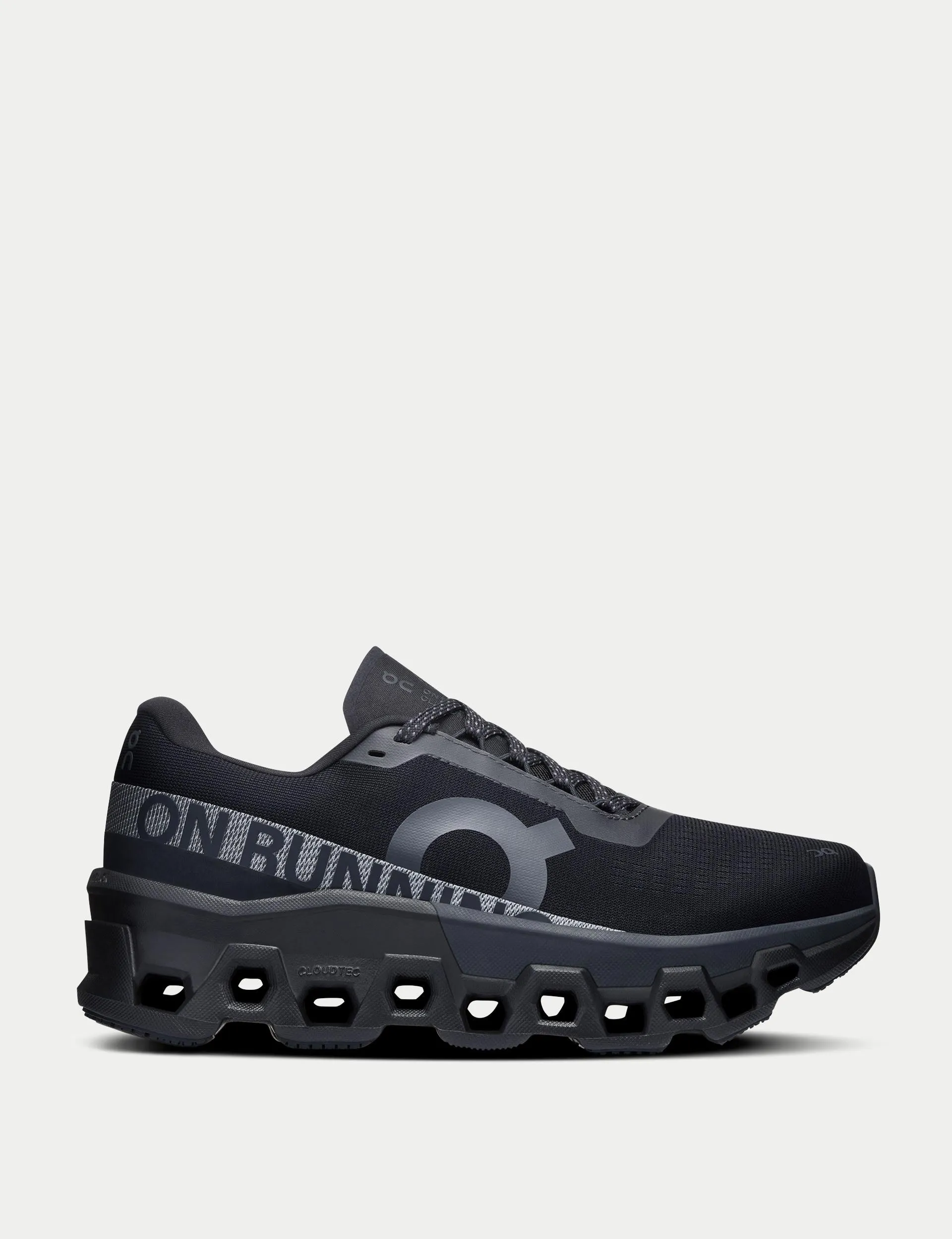 leather - upper shoes Cloudmonster 2 - Black/Eclipse