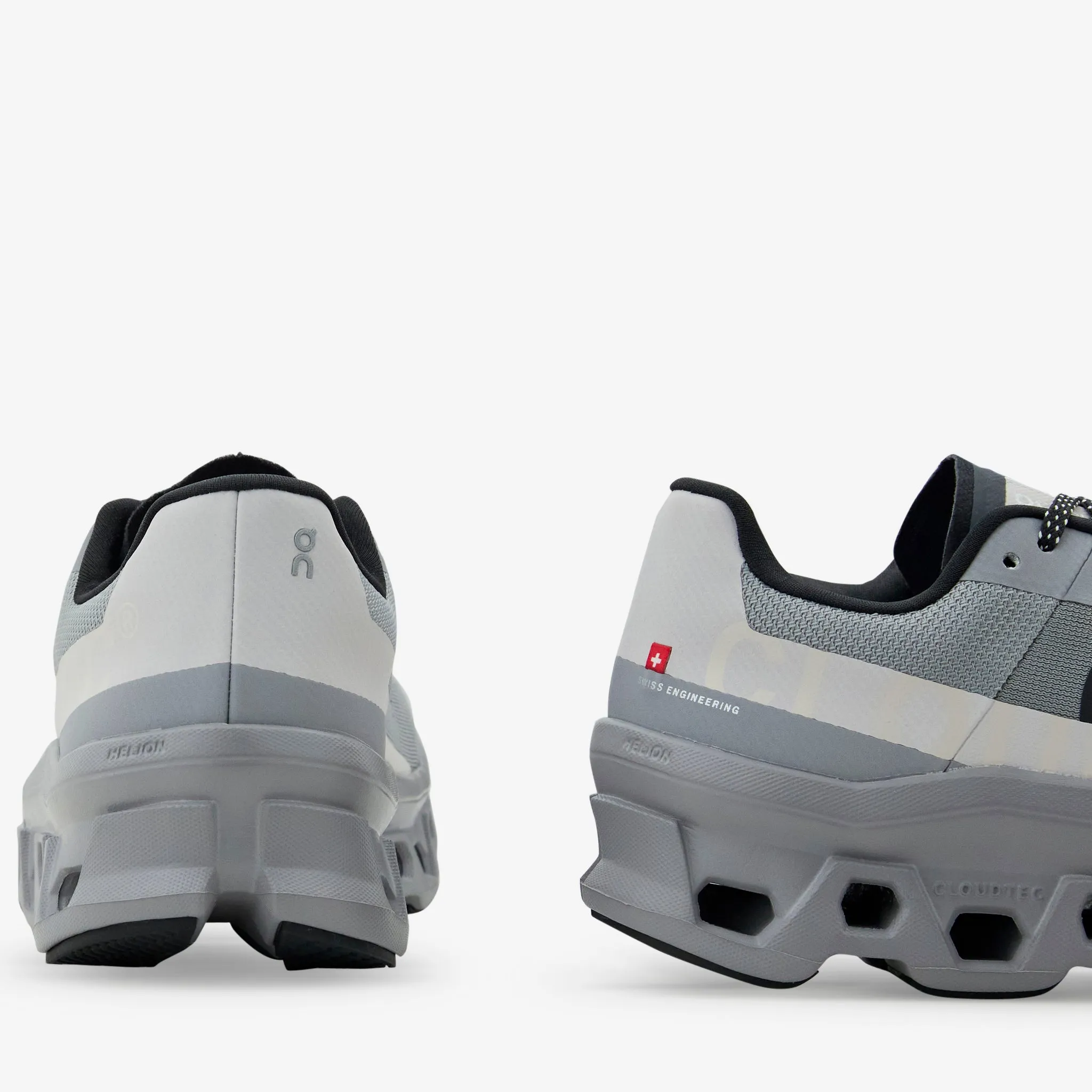 Cloudmonster Alloy | Silver Cushioned Upper Breathable Upper Shoes