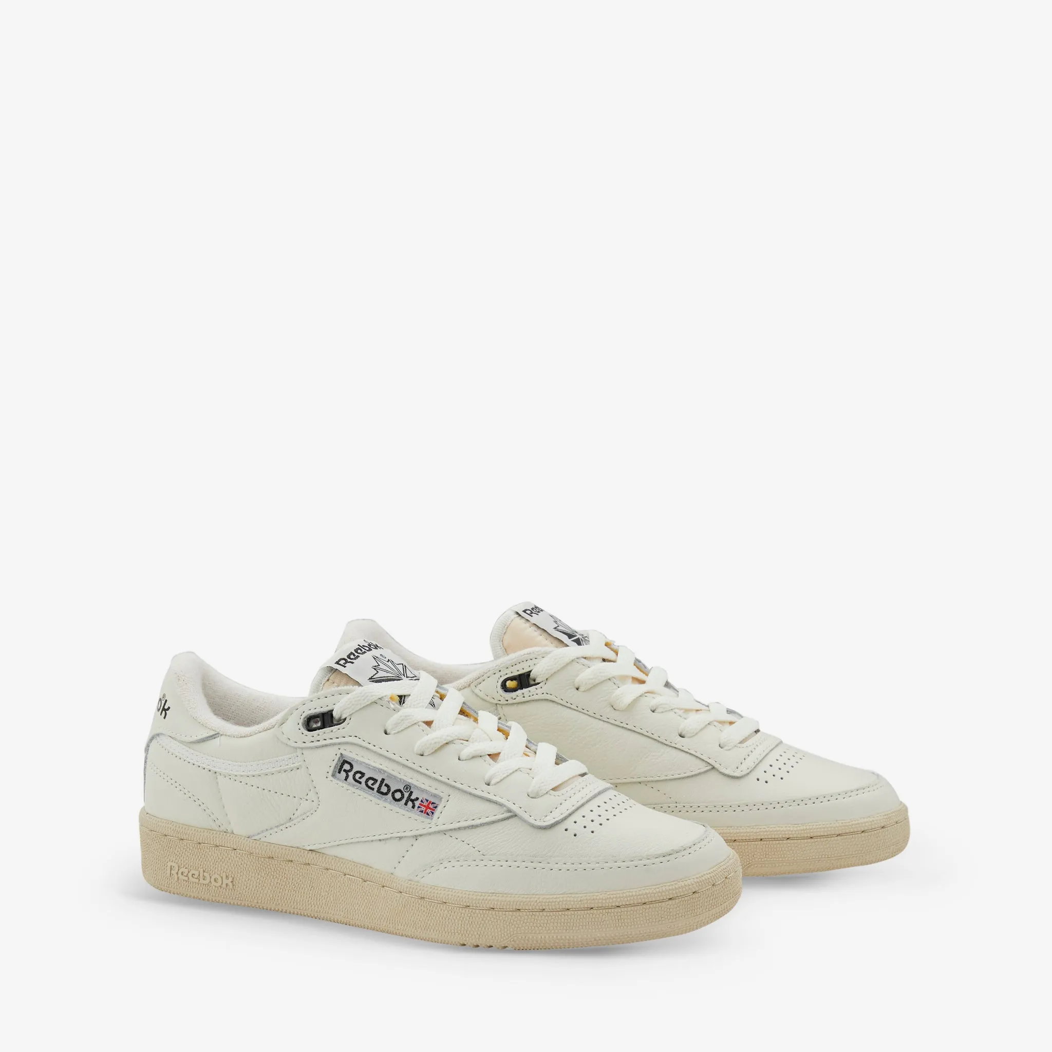 Club C 85 Vintage Chalk | Black | Paper White Slip Control Weekend Comfort