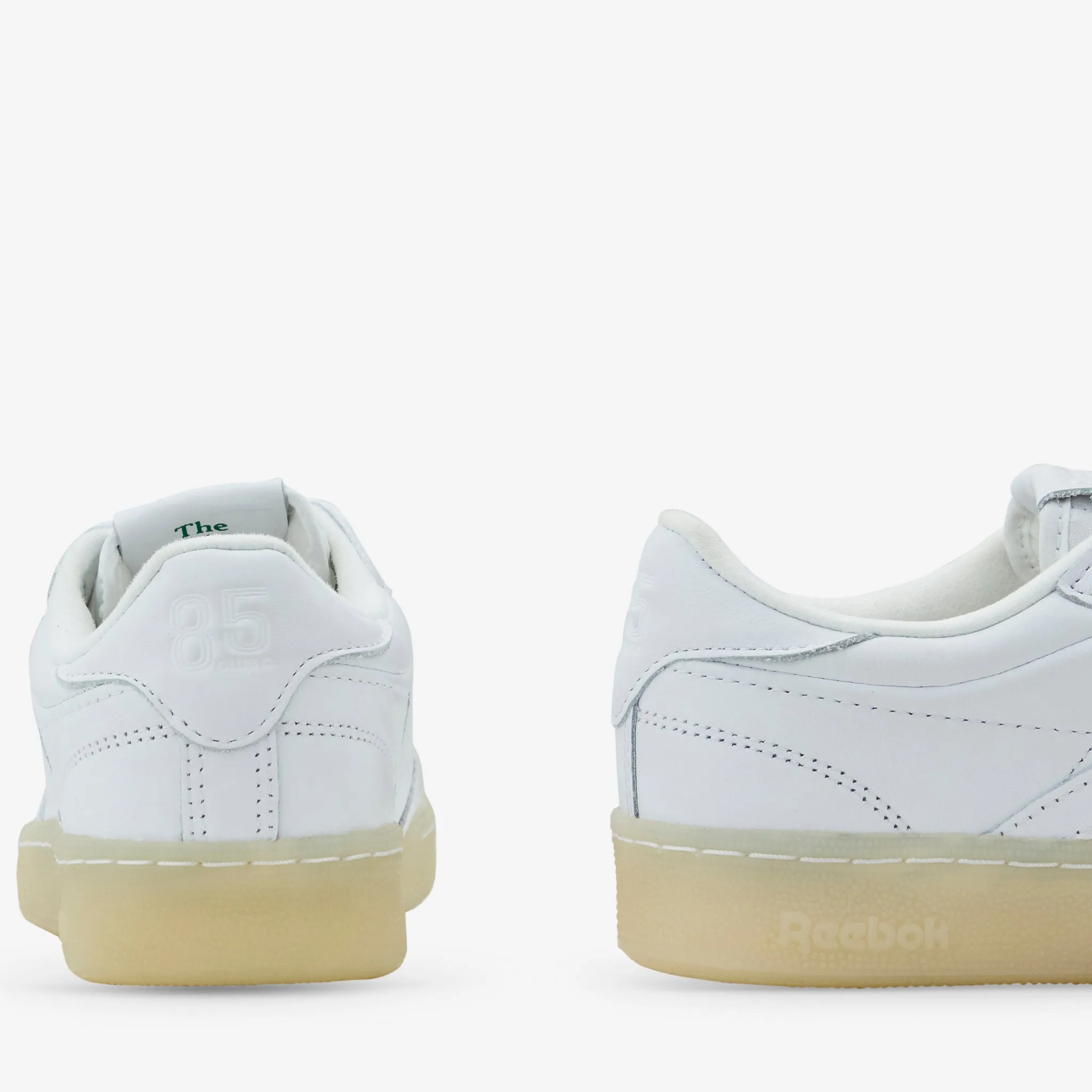 Club C 85 Vintage White | Glen Green | Vector Red Soft ground Stay Stylish