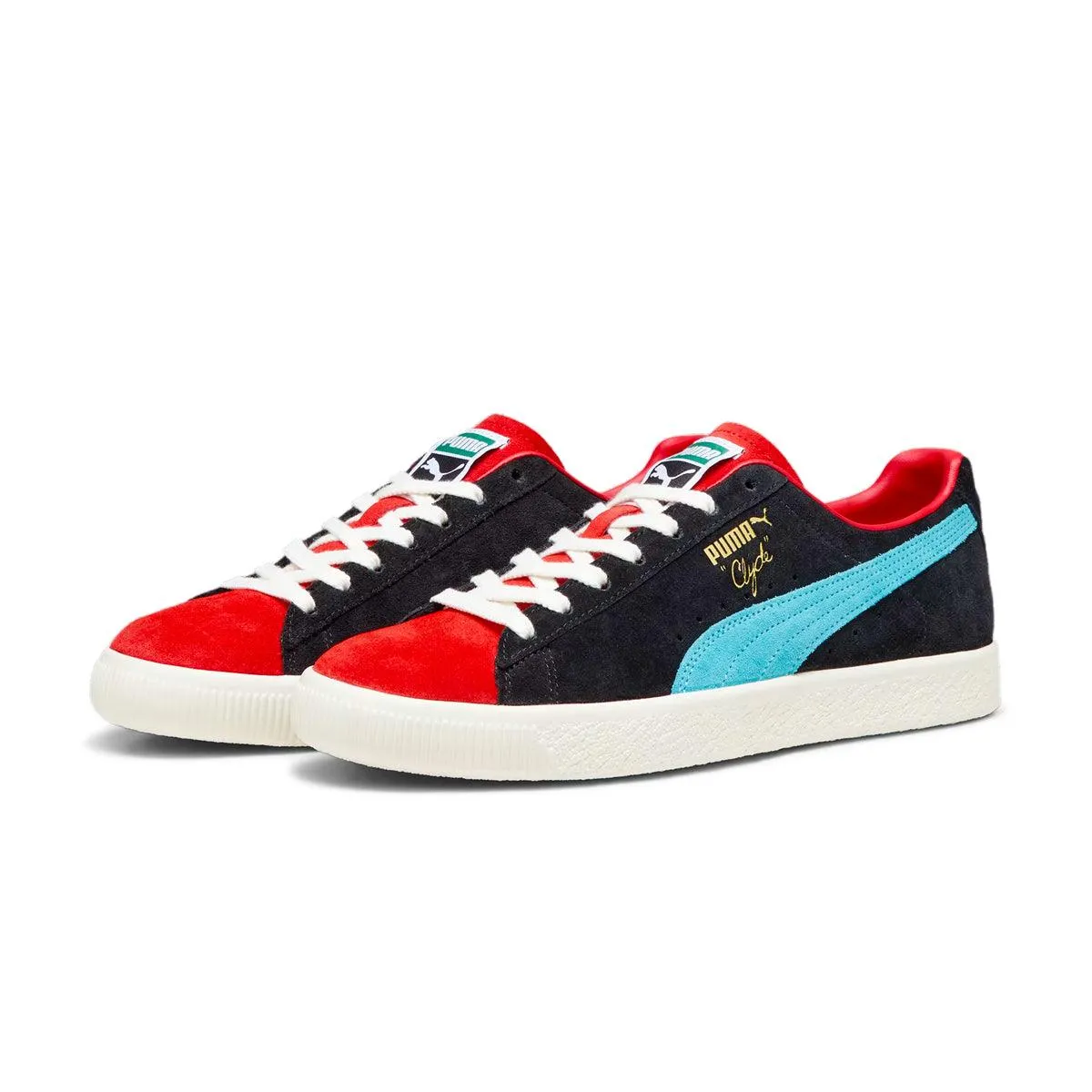Clyde OG 'PUMA Black For All Time Red' Gloss Mood Adjustable Fit