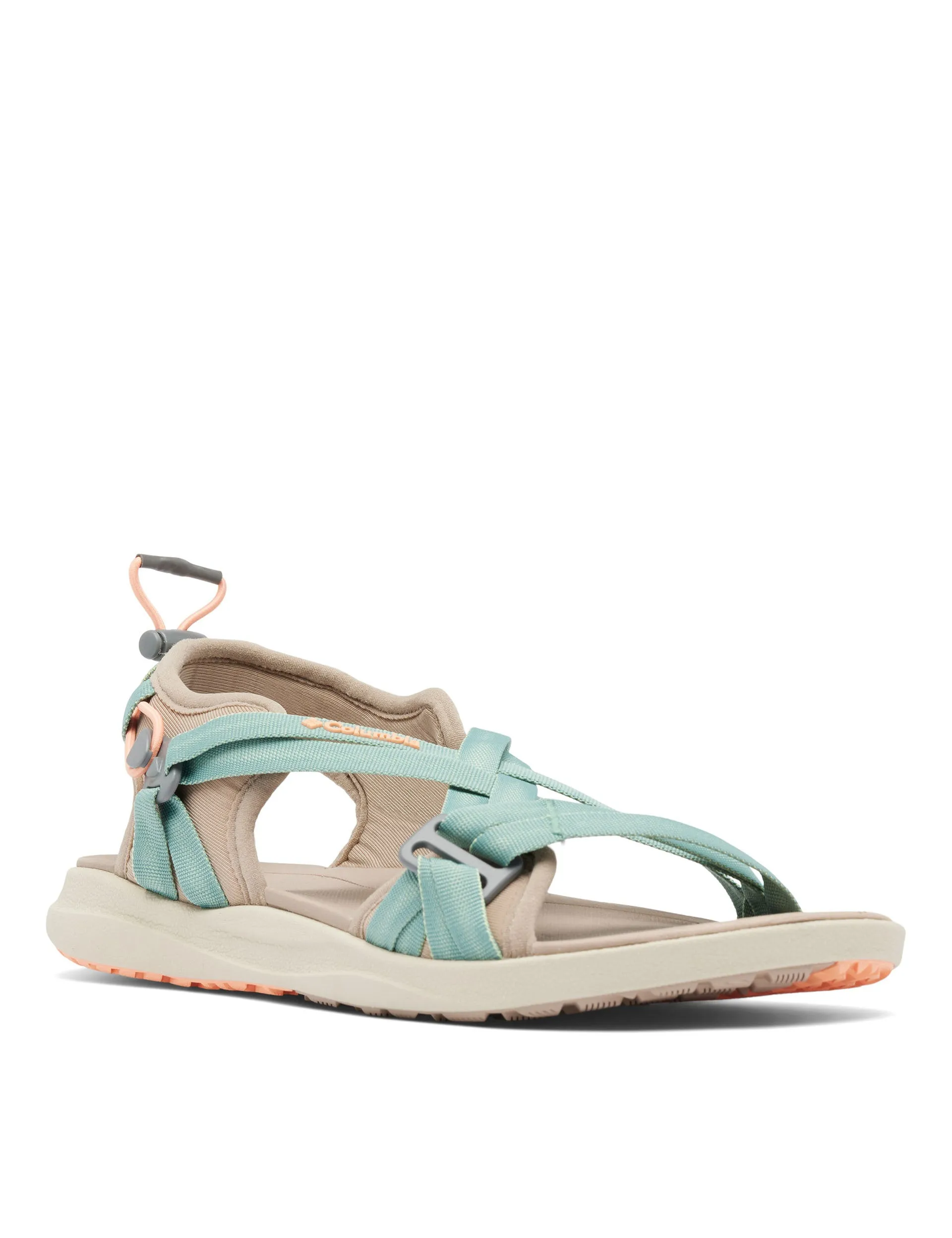 Foot-Friendly Design Columbia Sandal - Fungi/Apricot Fizz