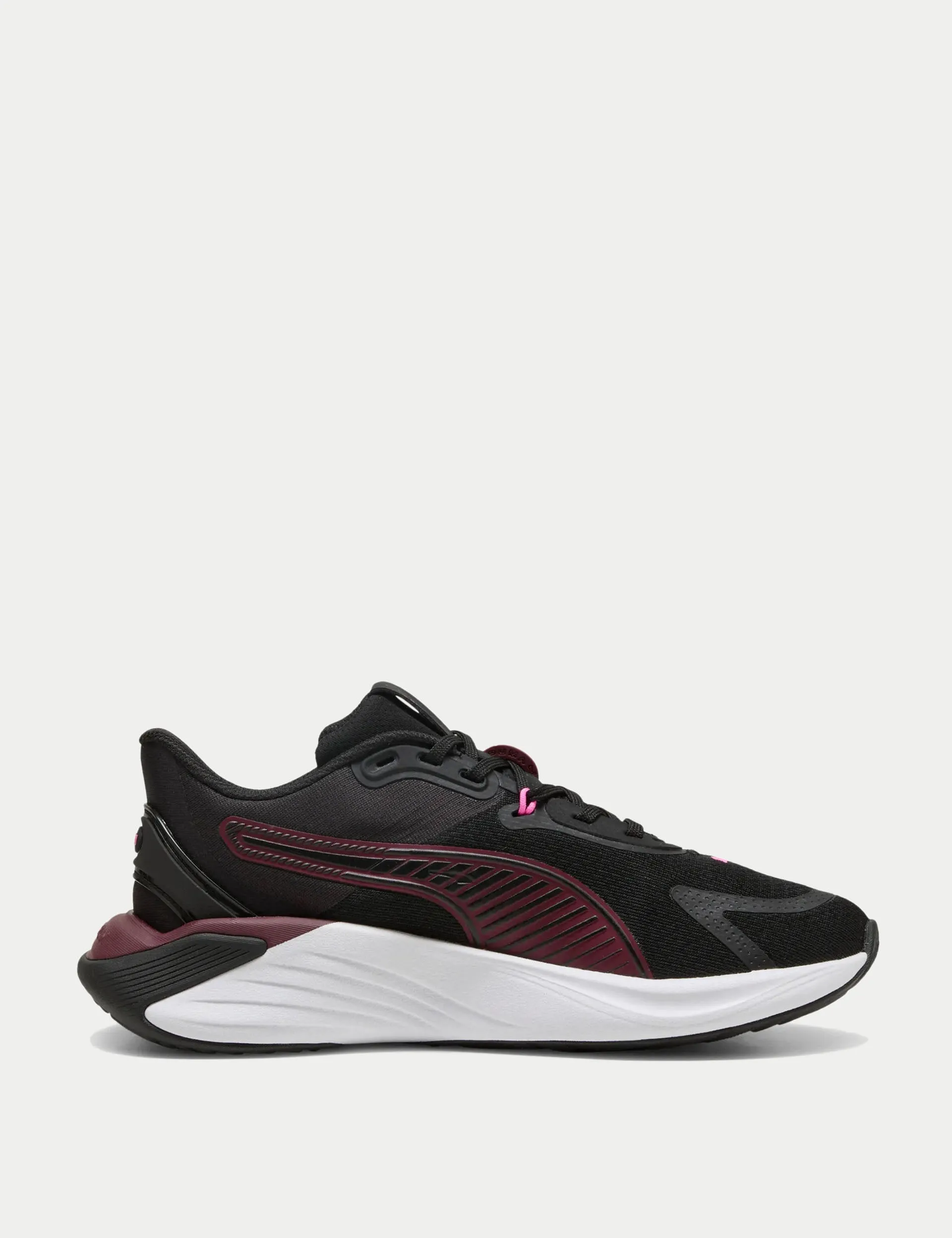 PWR Hybrid Training Shoes - Black/Ruby Shimmer/Pink Pixel Active Schedule