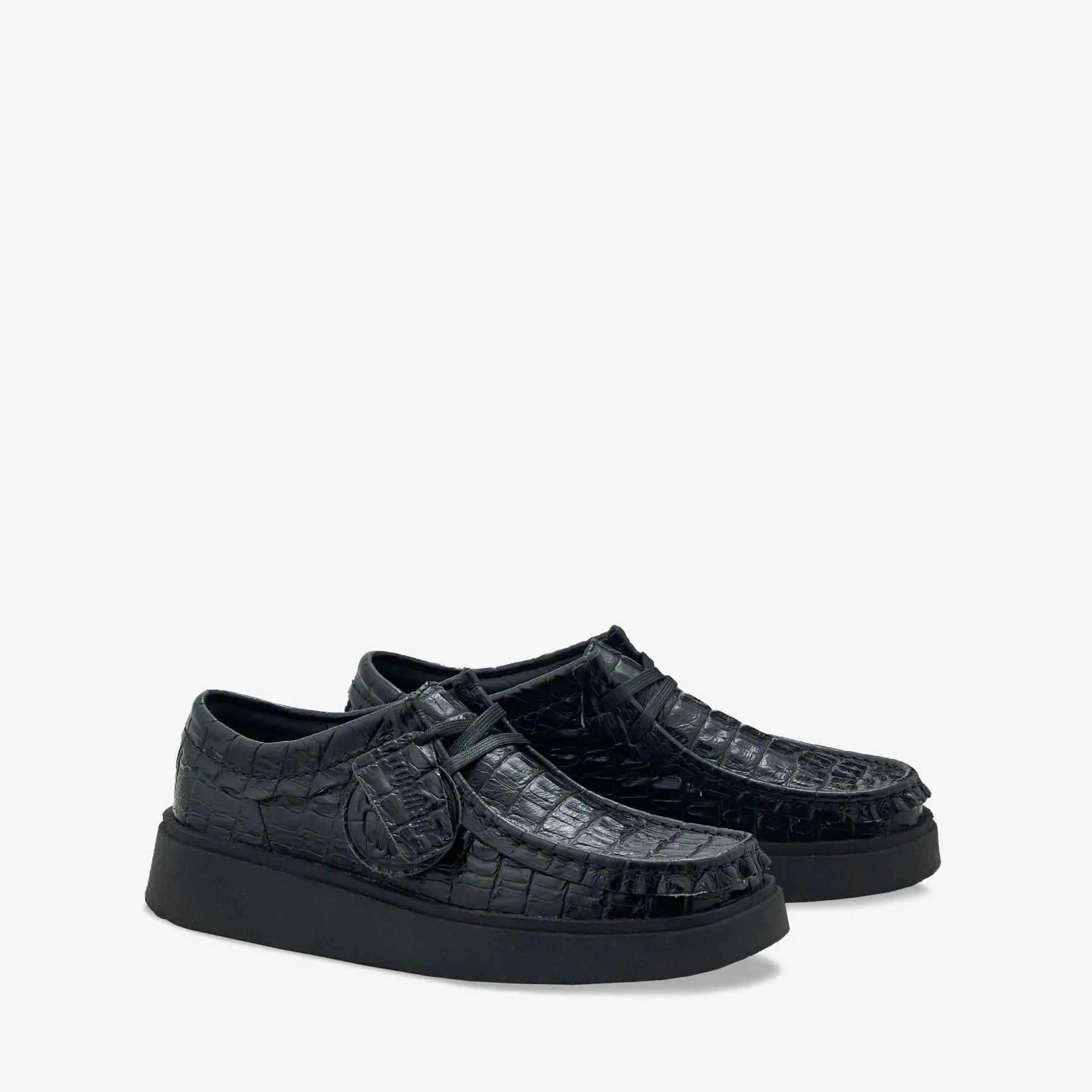 Martine Rose x Torview Black Leather Ultra Ease