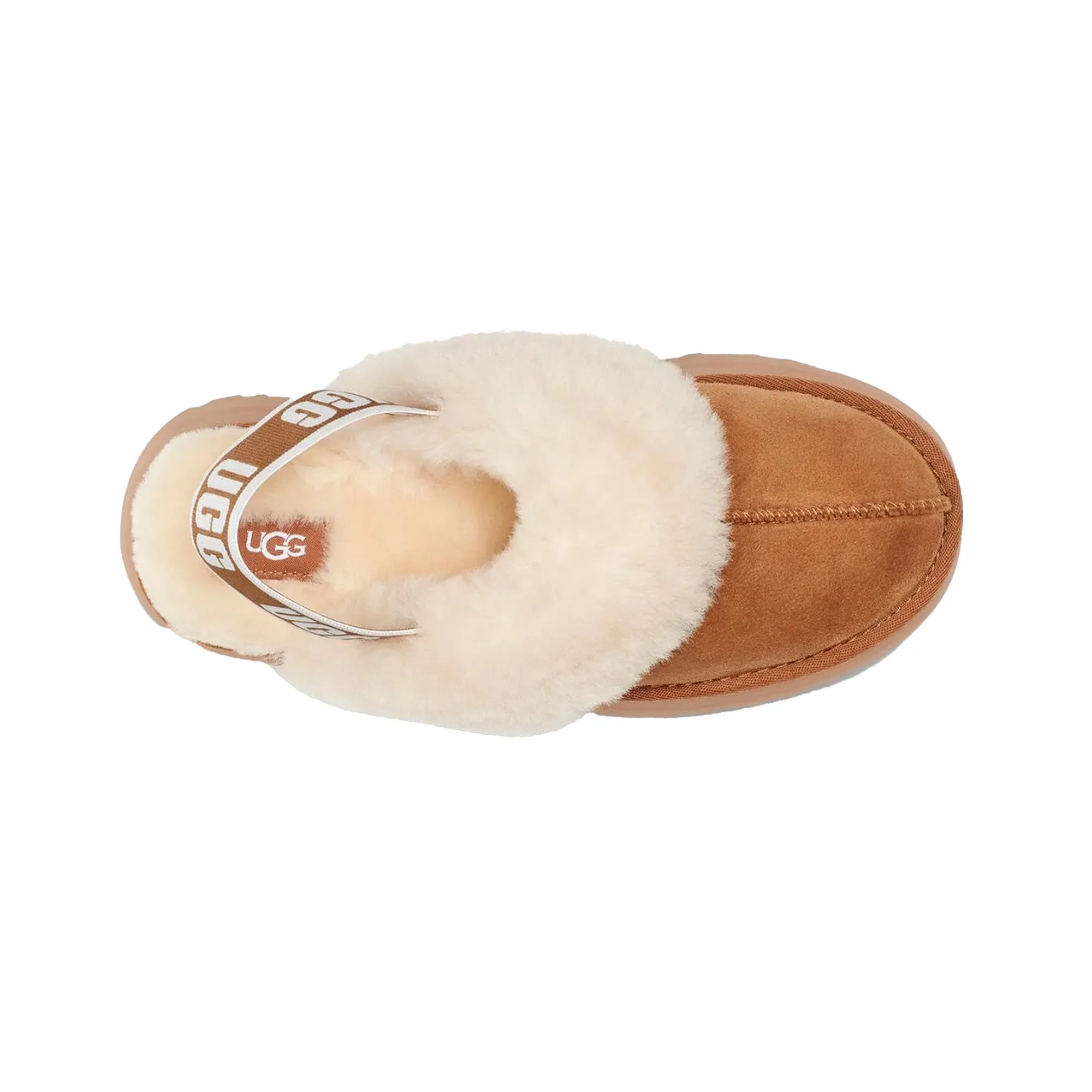 Heel Cushioning UGG Funkette Slipper 'Chestnut' Women's (2025)