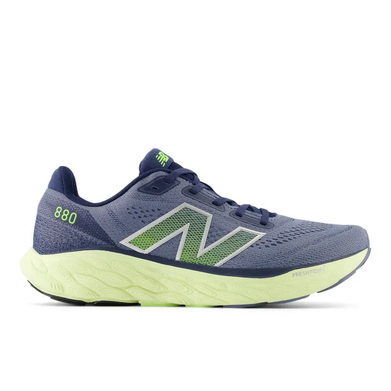 cork - sole shoes Fresh Foam X 880v14 - Arctic Grey with Limelight and NB Navy - Men's
