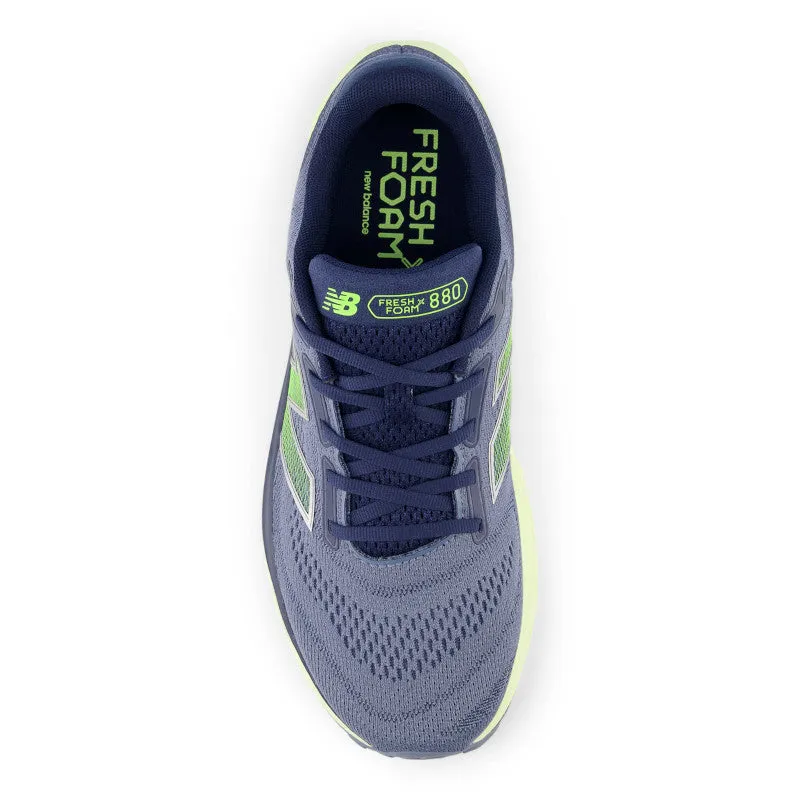 Fresh Foam X 880v14 - Arctic Grey with Limelight and NB Navy - Men's circus - themed running gear