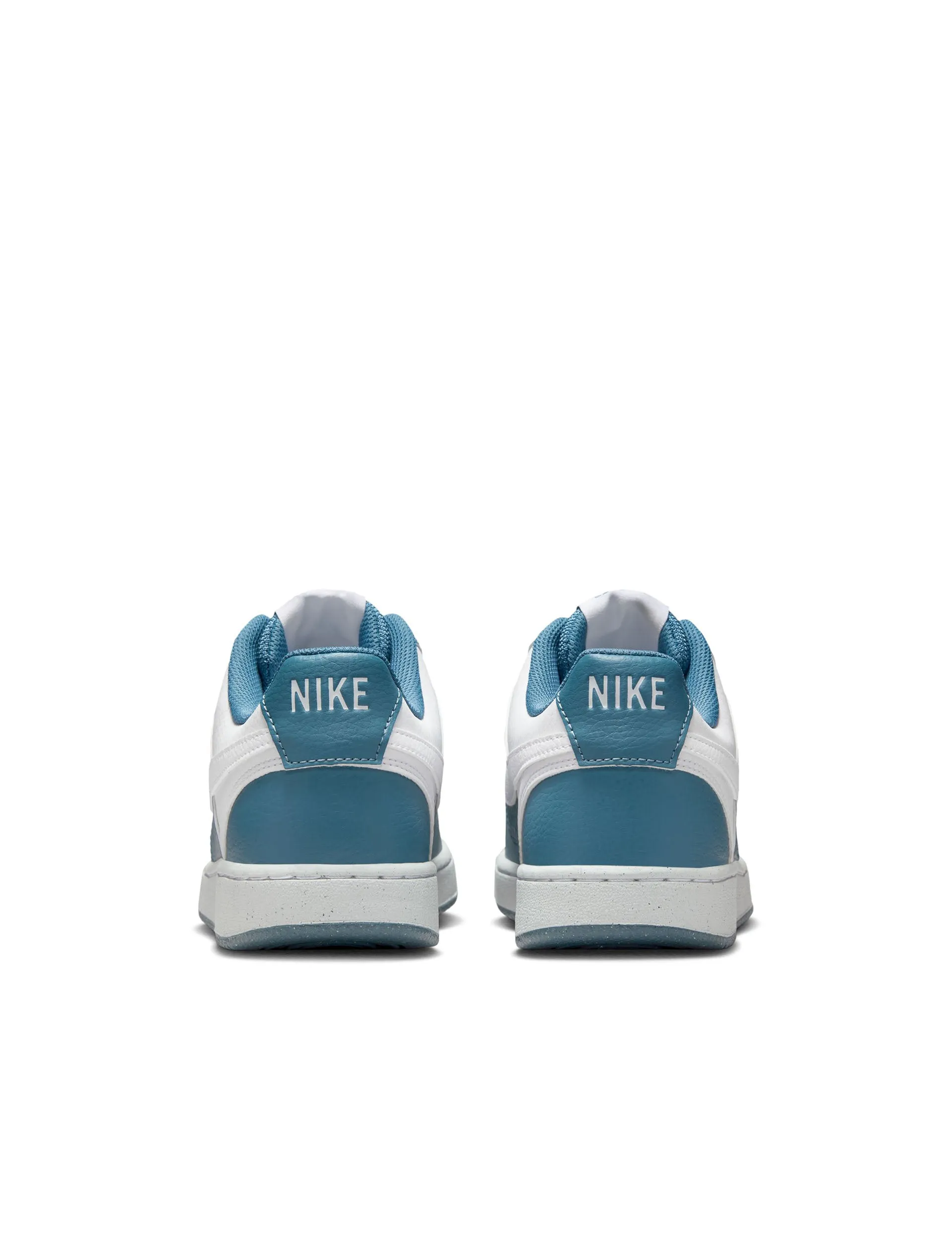 Energy Returning Heel Court Vision Low Next Nature Shoes - White/Smokey Blue