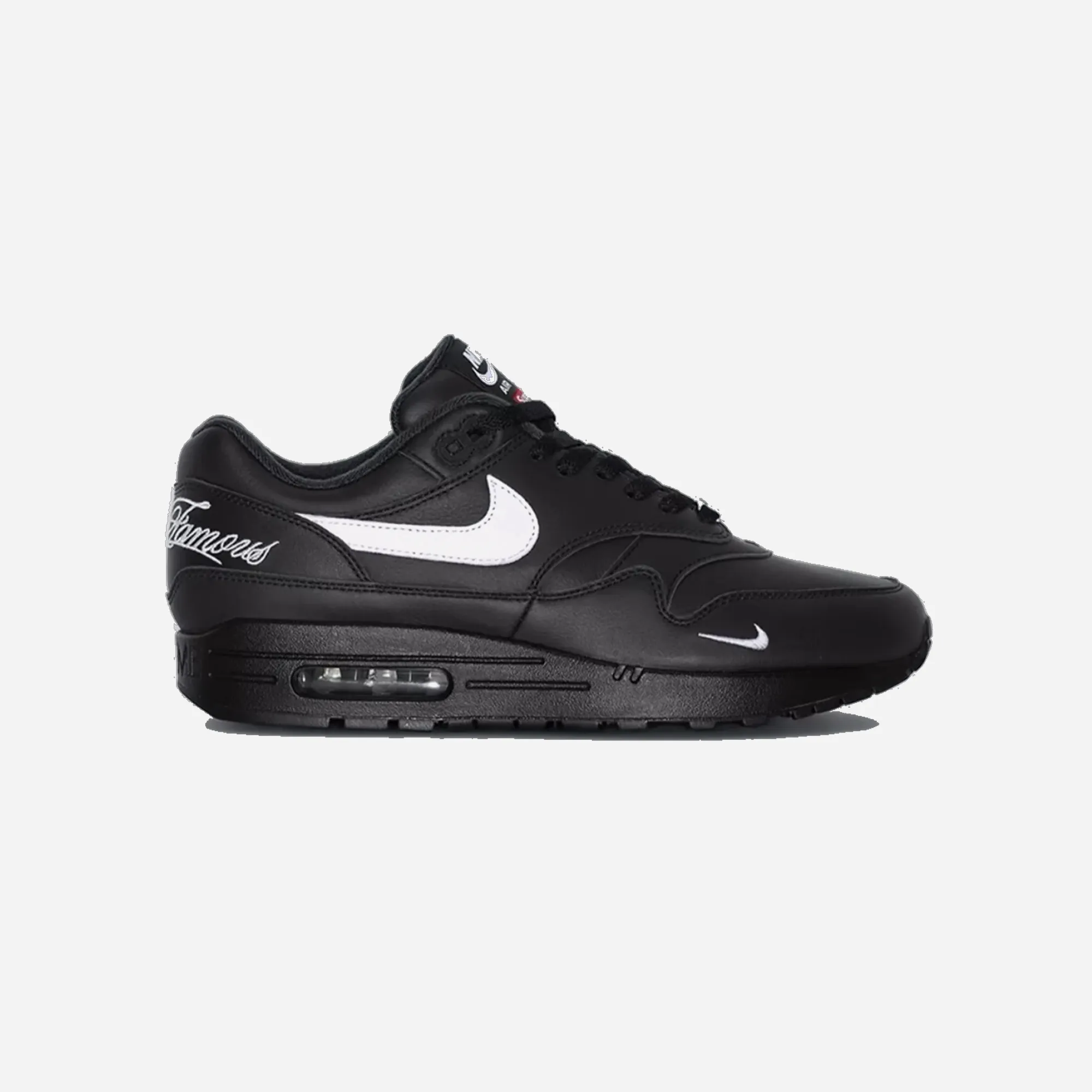 Supreme x Nike Air Max 1 "Black" Clean Style