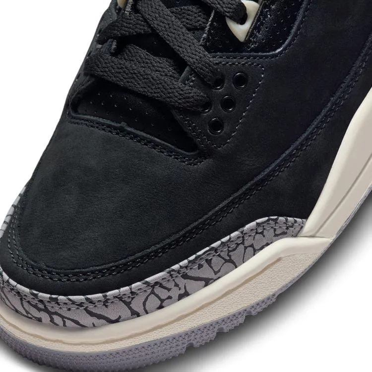 Foam Lining Running Errands Wmns Air Jordan 3 Retro 'Off-Noir'