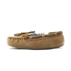 MINNETONKA MOCCASINS BEIGE LEATHER Indoor Use Effortless Walk