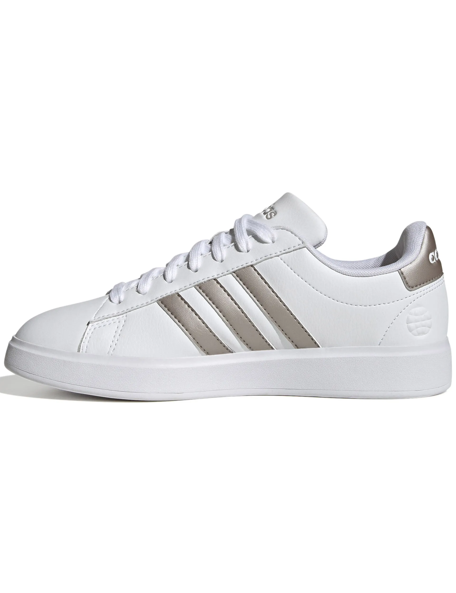 Grand Court 2.0 Shoes - Cloud White/Platinum Metallic MeshMaterial