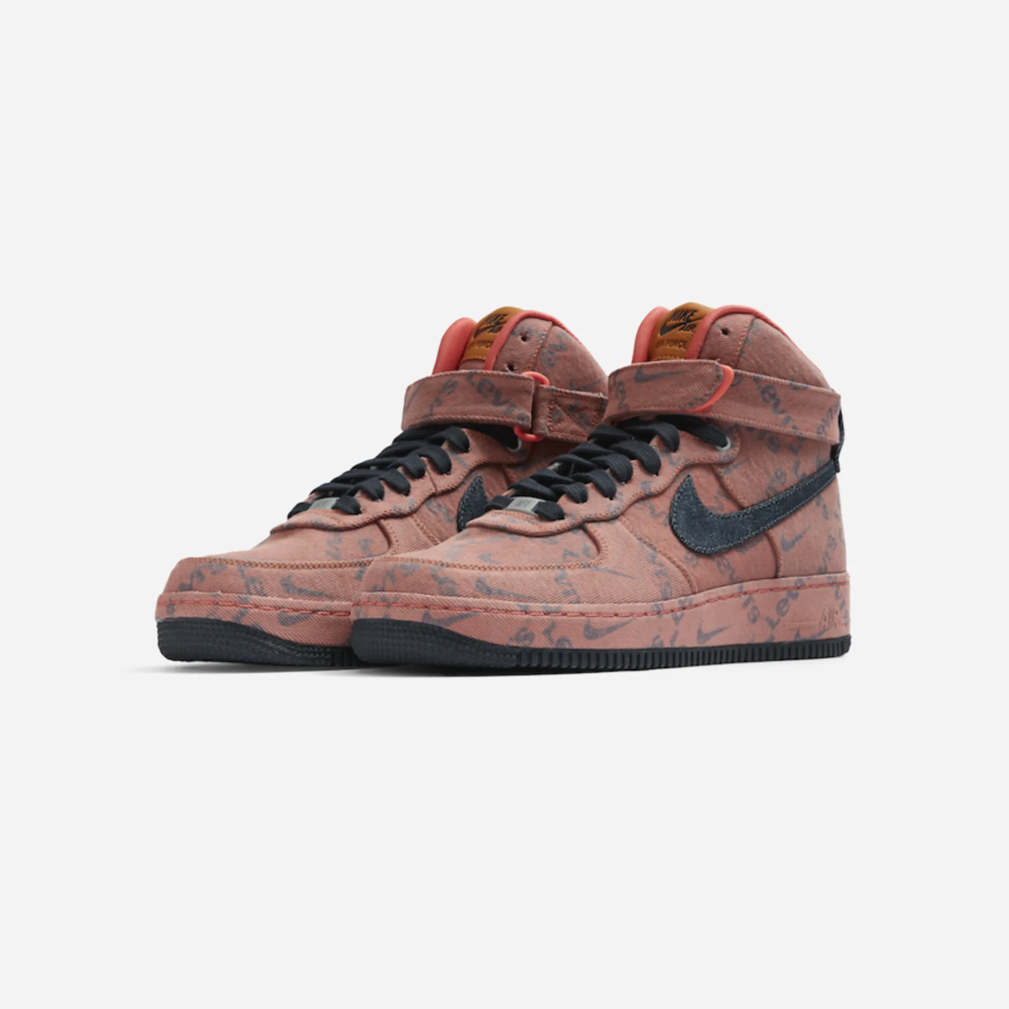 Nike Air Force 1 High Levi's Exclusive Denim Sleek Profile Ankle Support