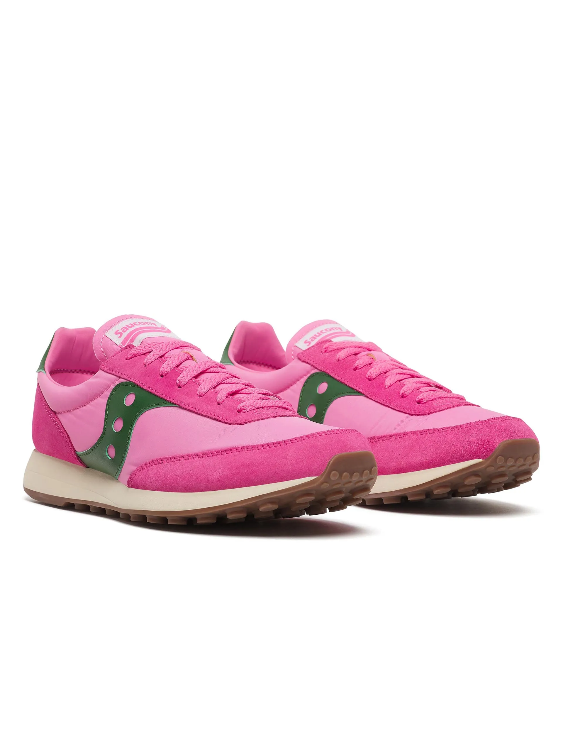 Trainer 80 - Pink/Forest sustainable running wear