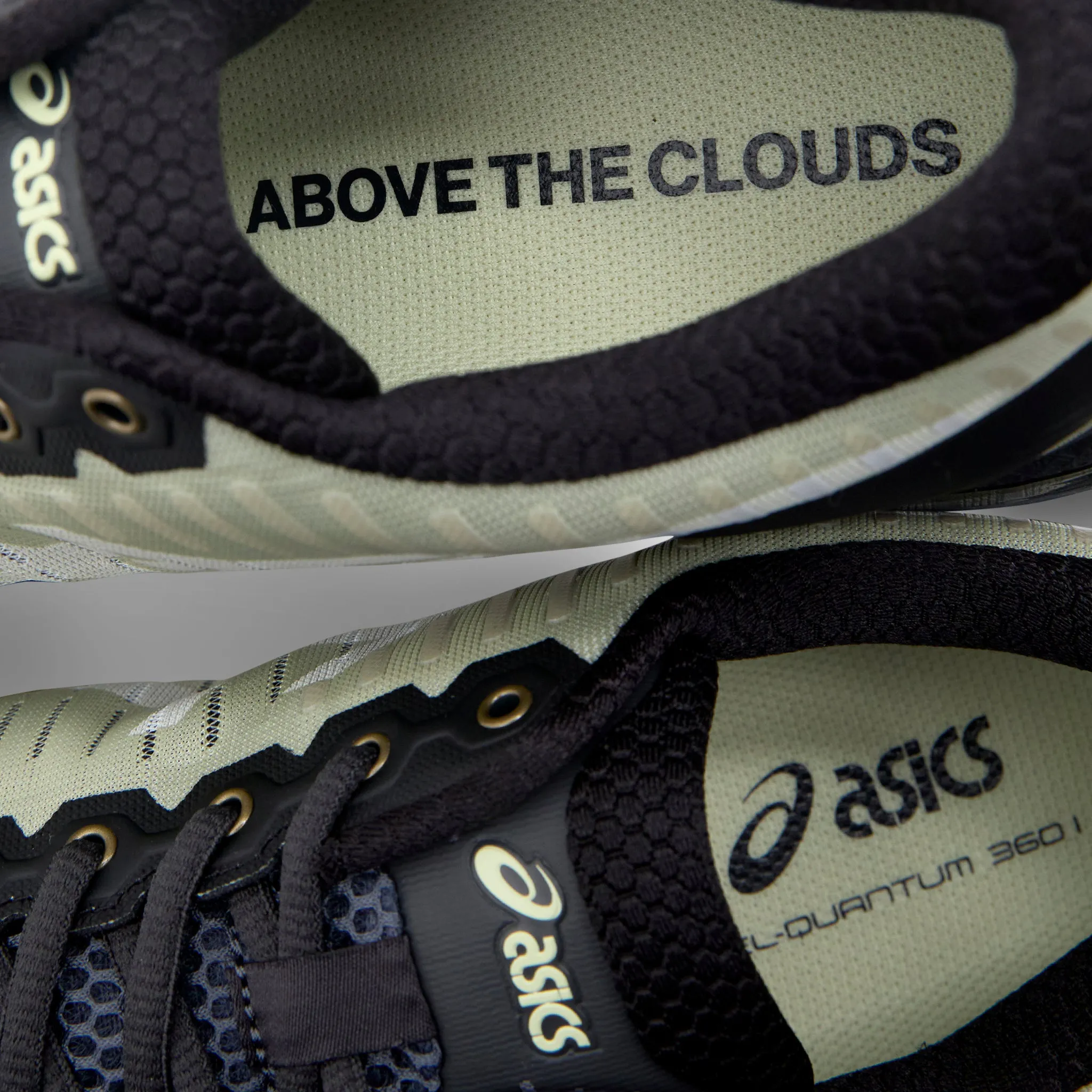 Above The Clouds x Gel-Quantum 360 I Soft Yellow | Black College Trend