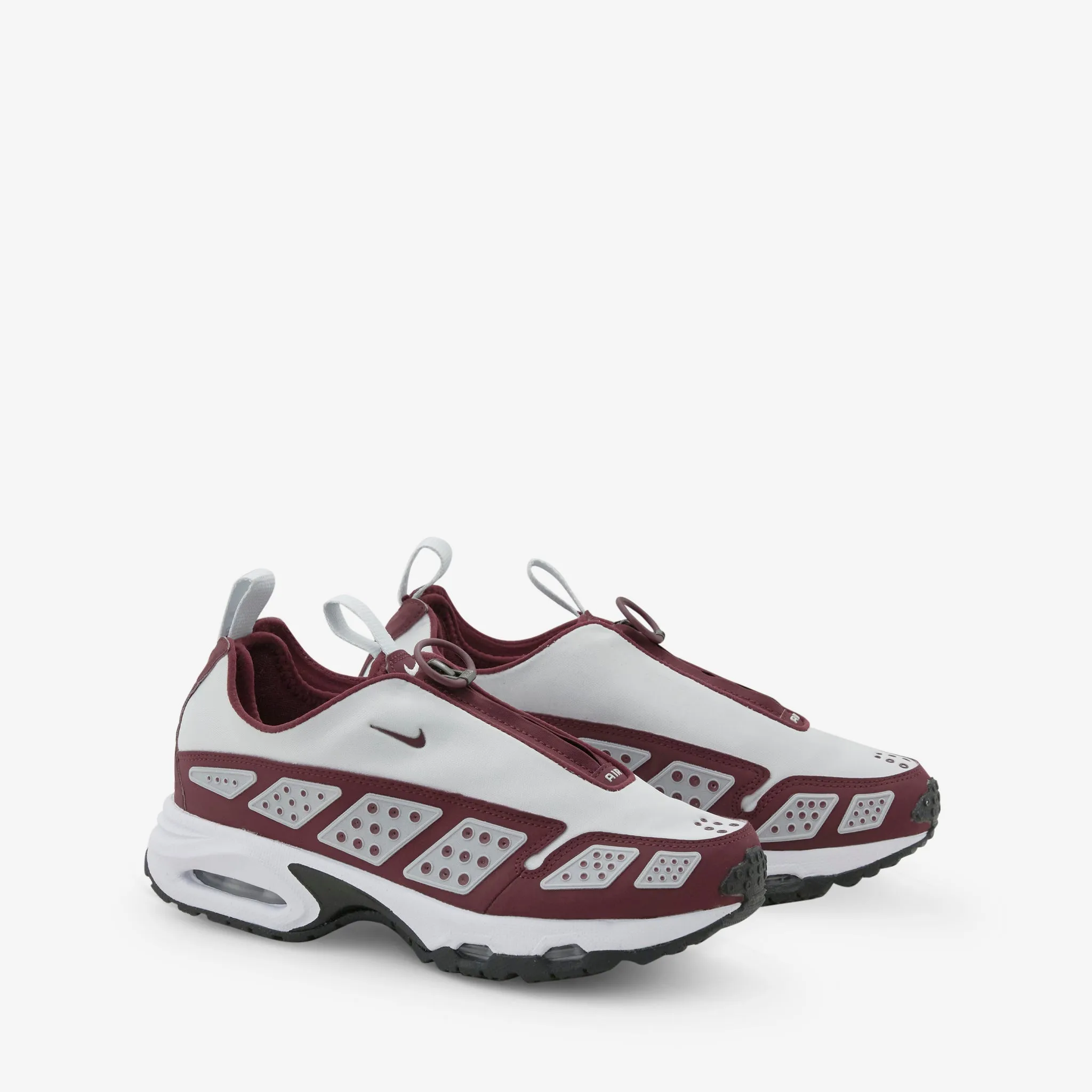 Women's Air Max SNDR Photon Dust | Night Maroon | Black | White Neat Build Buckle Design