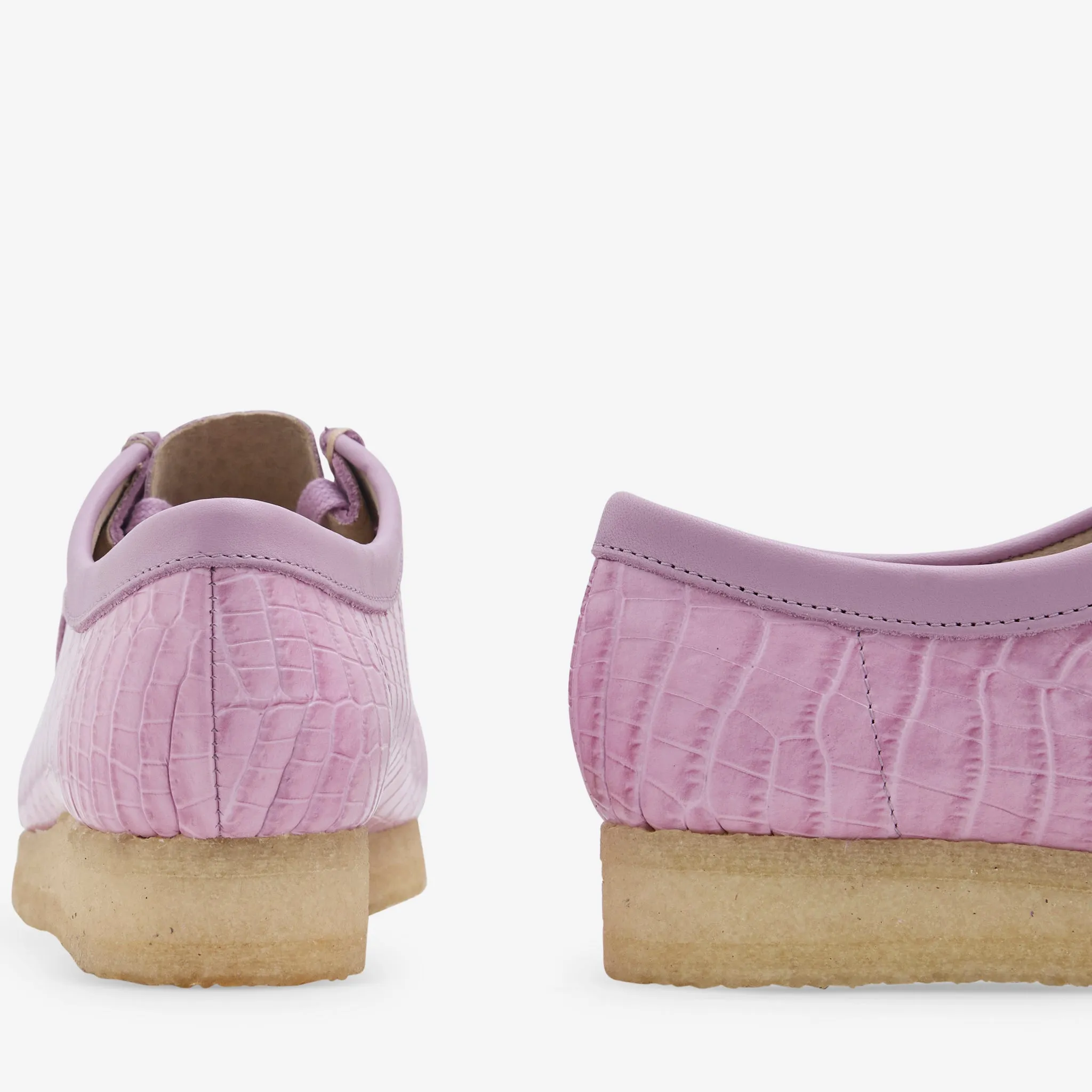 Women's Wallabee Mauve Croc Daily Street Daily Utility