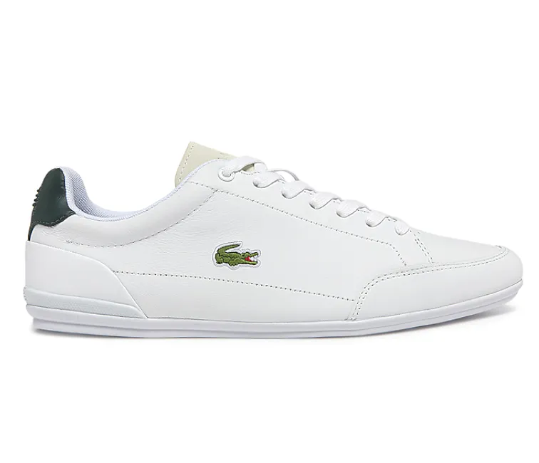 Feet Relief Men's Lacoste Chaymon Crafted 0722 1 CMA (White/Dark Green)