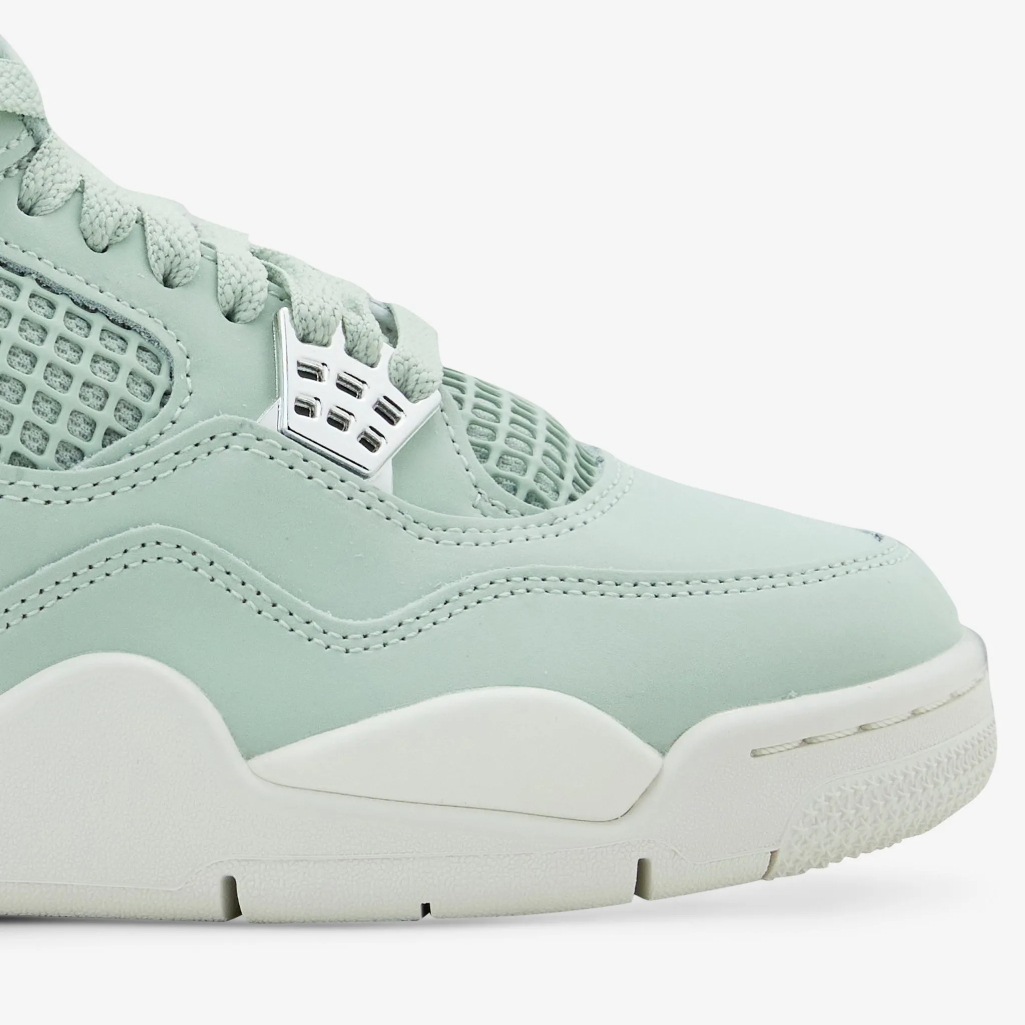 Women's Air Jordan 4 Retro 'Abundance' Seafoam | Sail | Metallic Silver Comfort Inserts