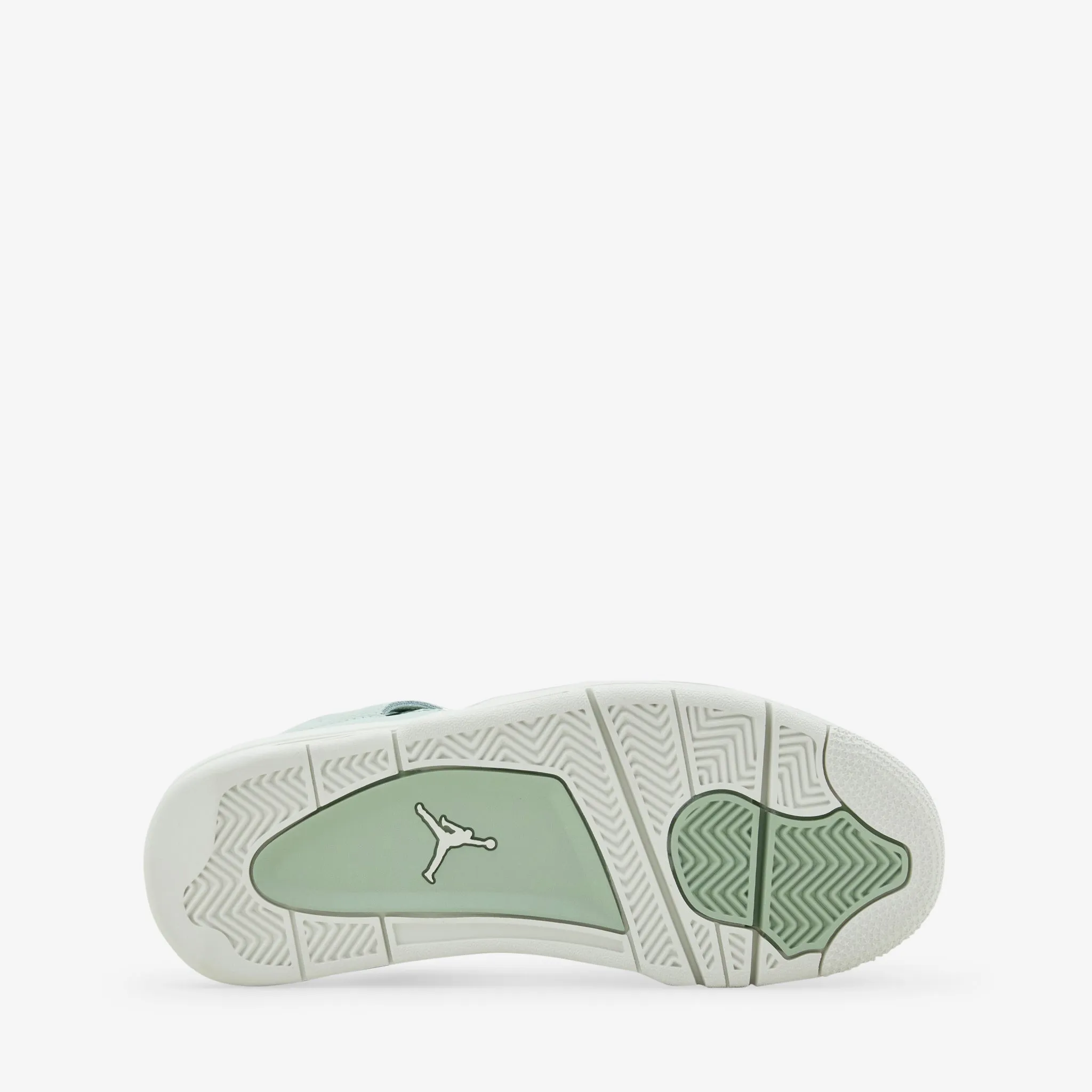 Rain Day Women's Air Jordan 4 Retro 'Abundance' Seafoam | Sail | Metallic Silver