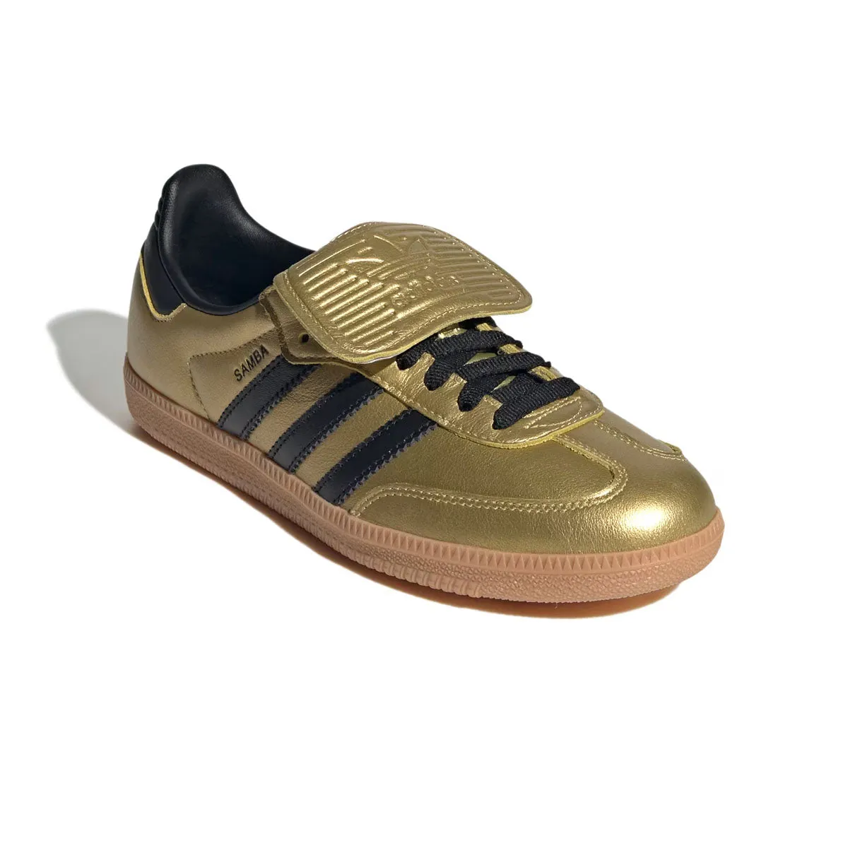 Wmns Samba Long Tongue 'Gold Metallic Black Gum' Queen Fit