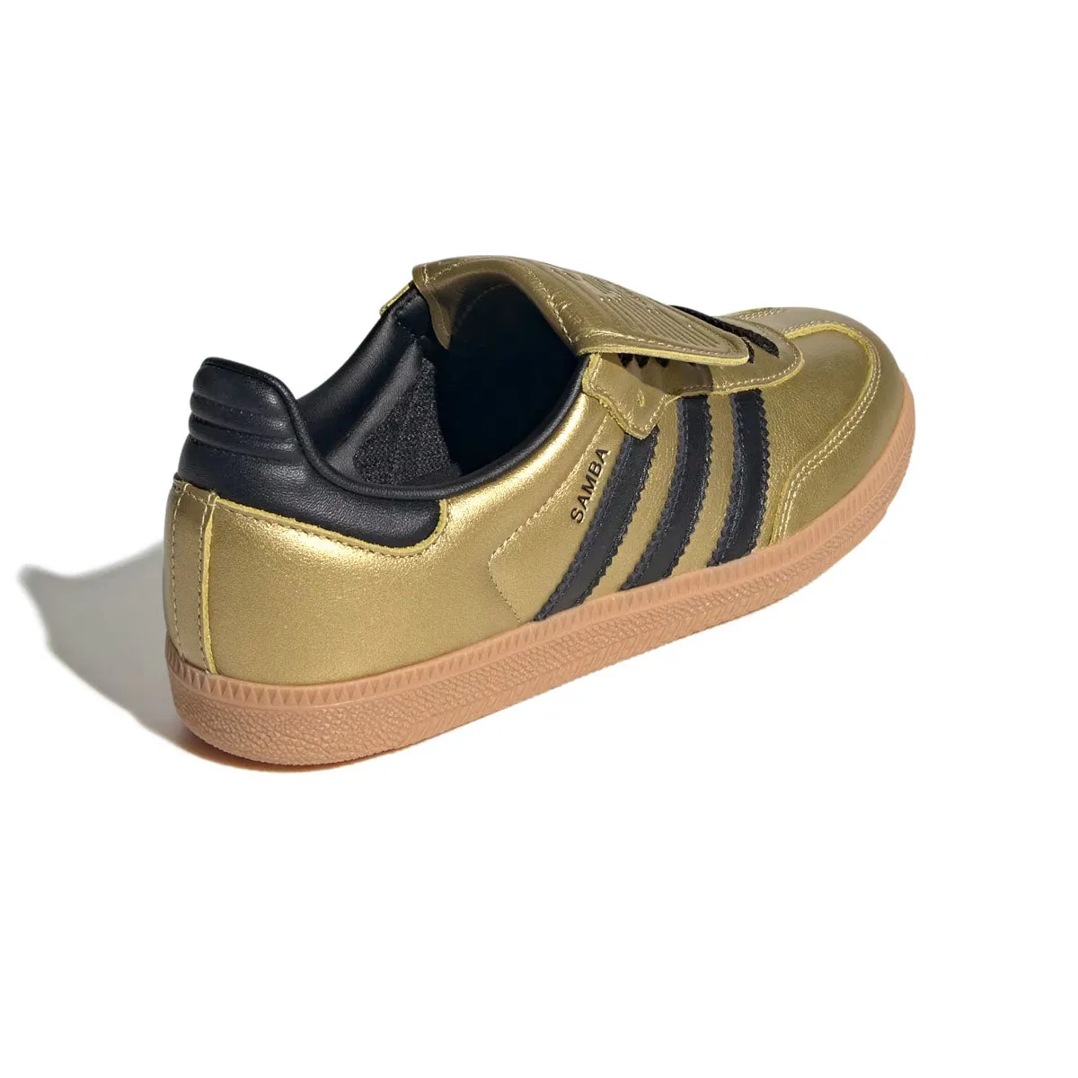 Wmns Samba Long Tongue 'Gold Metallic Black Gum' Gloss Mood