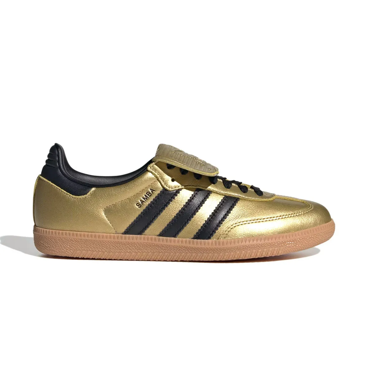 Comfort Heel Neutral Glow Wmns Samba Long Tongue 'Gold Metallic Black Gum'