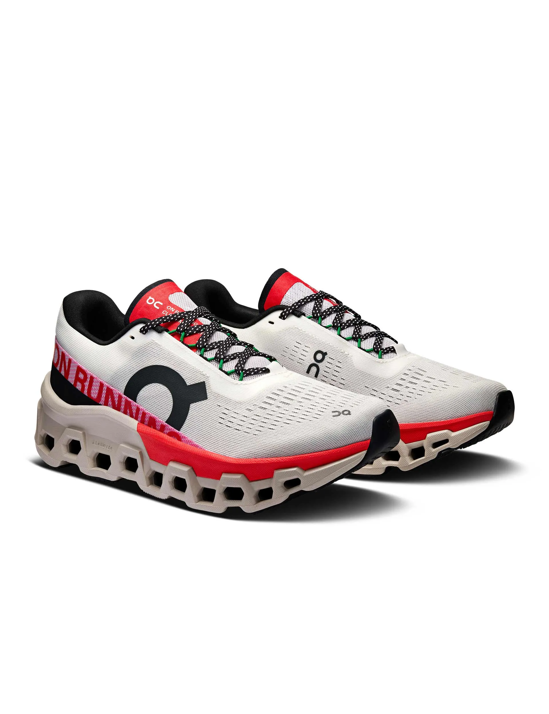 Cloudmonster 2 - Ivory/Red Daily Routine dark colors