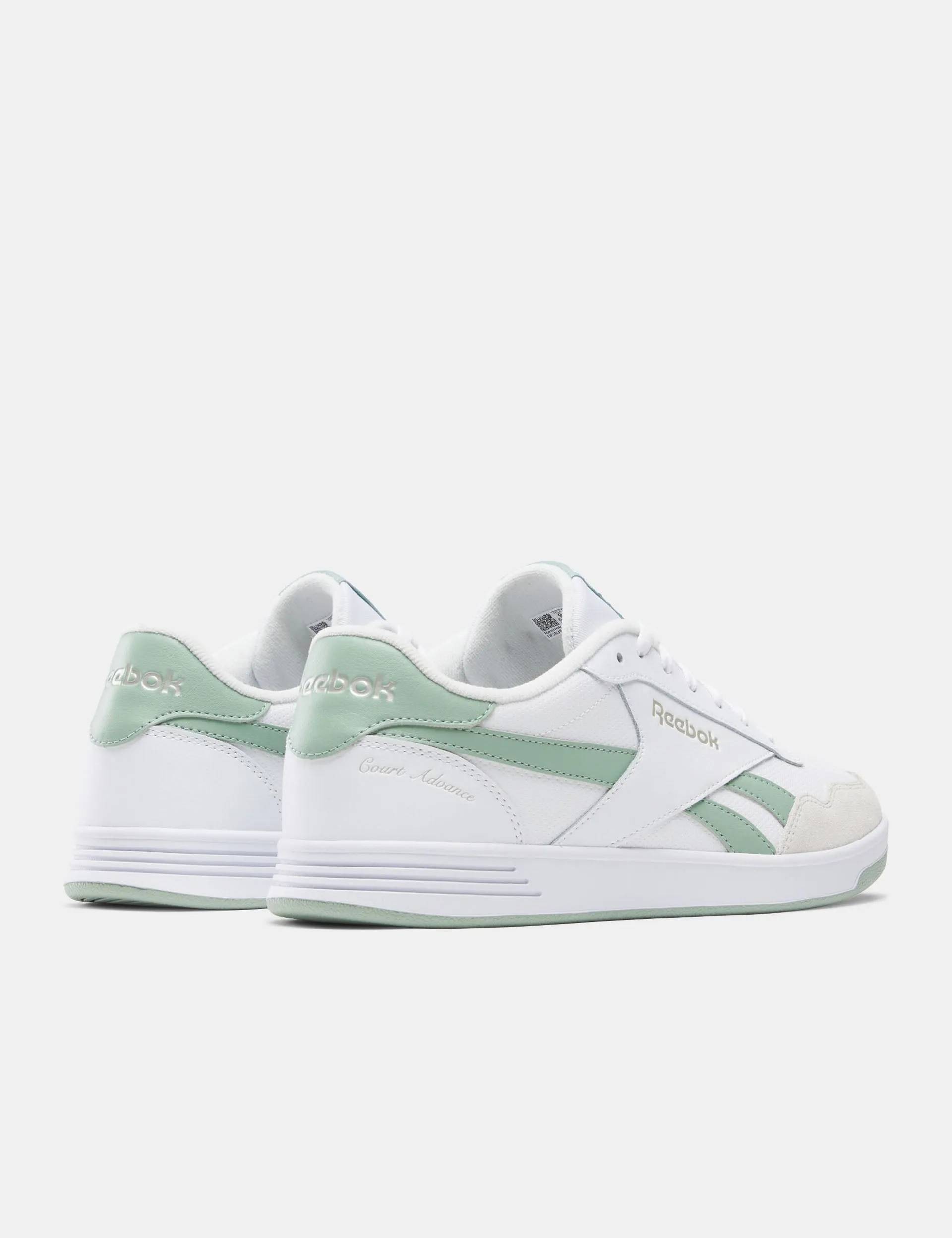 Present Court Advance Shoes - White/Hybrid Green/Barely Grey