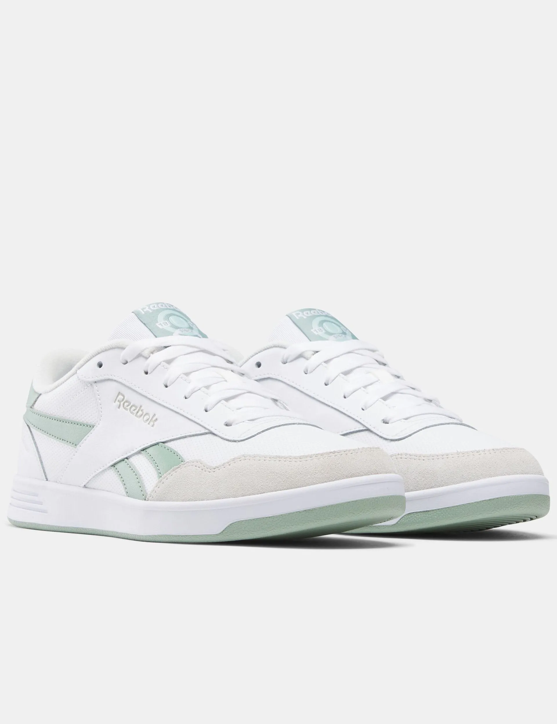 Court Advance Shoes - White/Hybrid Green/Barely Grey coordination improvement