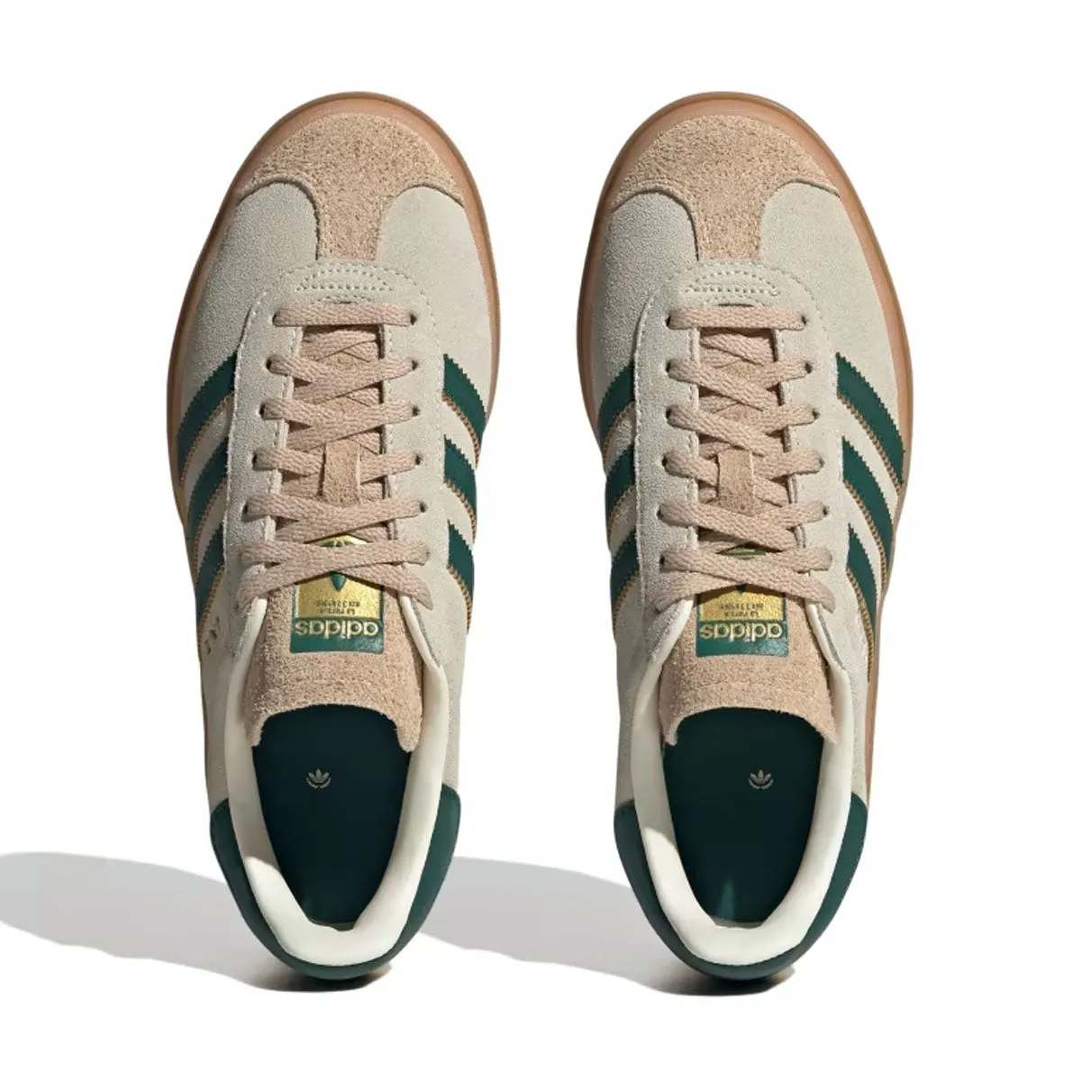 Foot Support zipper Wmns Gazelle Bold 'Cream White Collegiate Green'