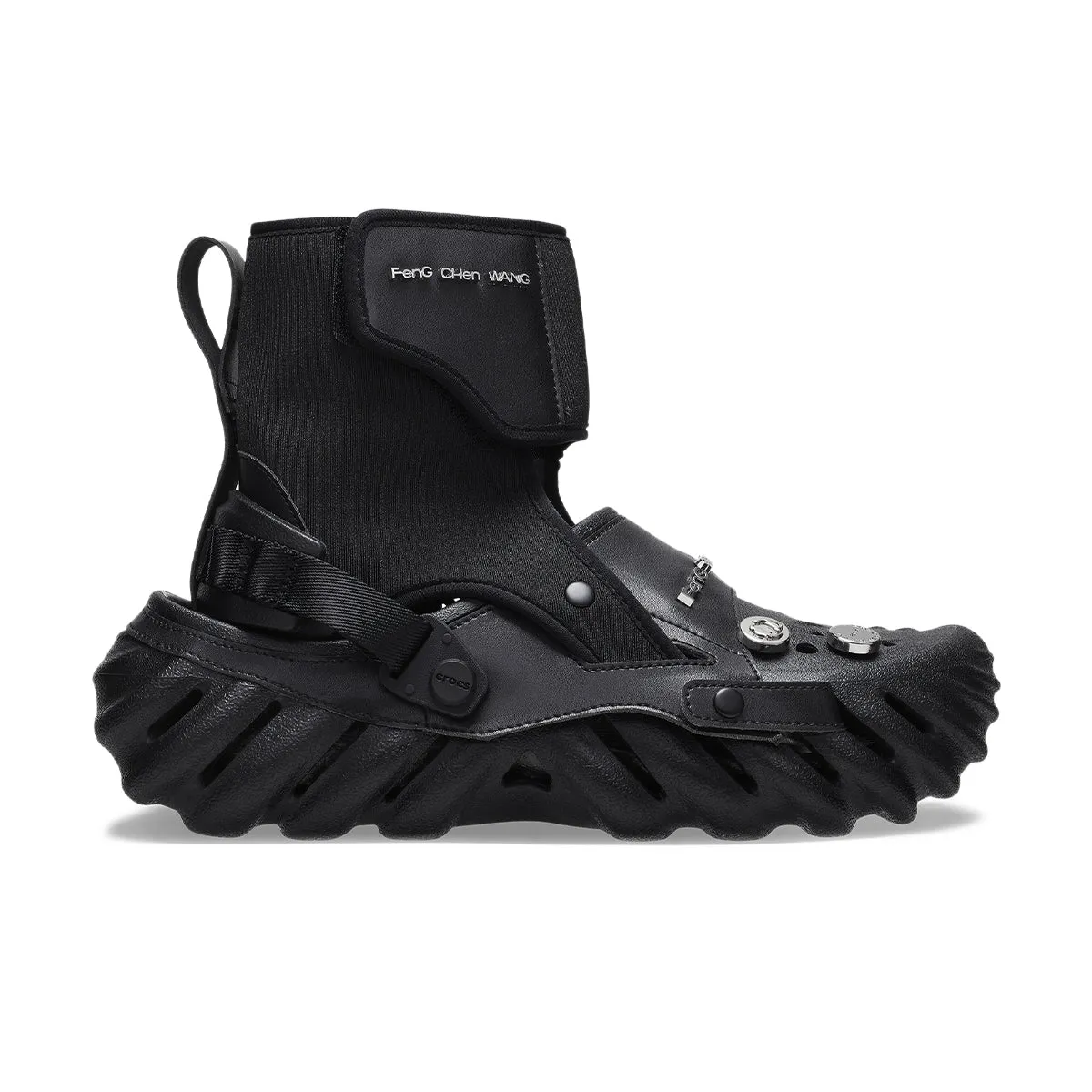Soft Interior   Crocs 2-In-1 Echo Clog 'Black'