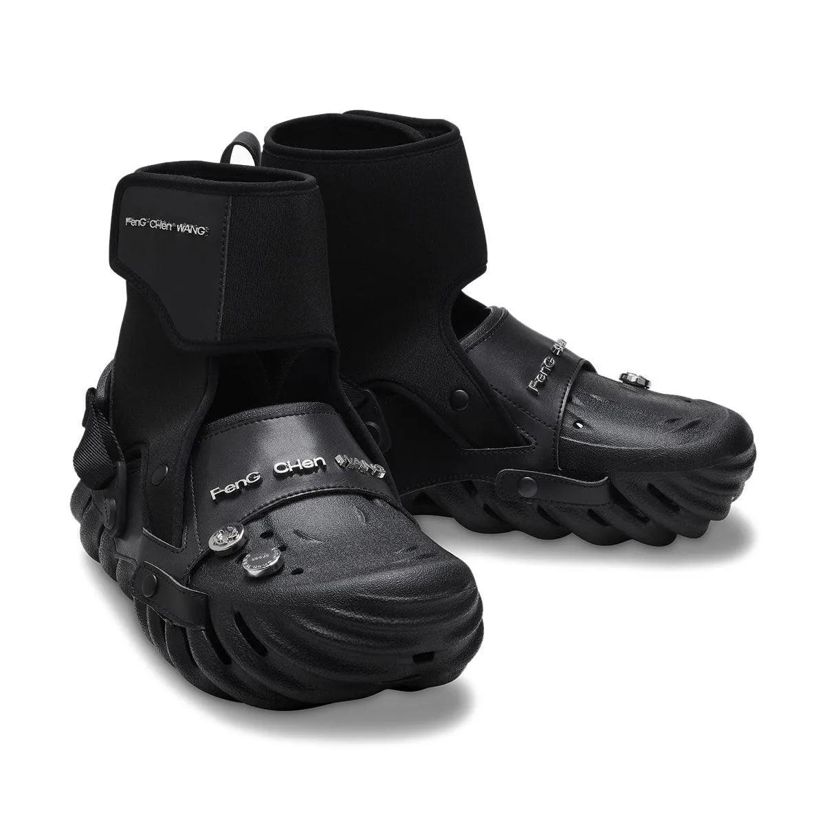 Soft Lining Work Ready   Crocs 2-In-1 Echo Clog 'Black'