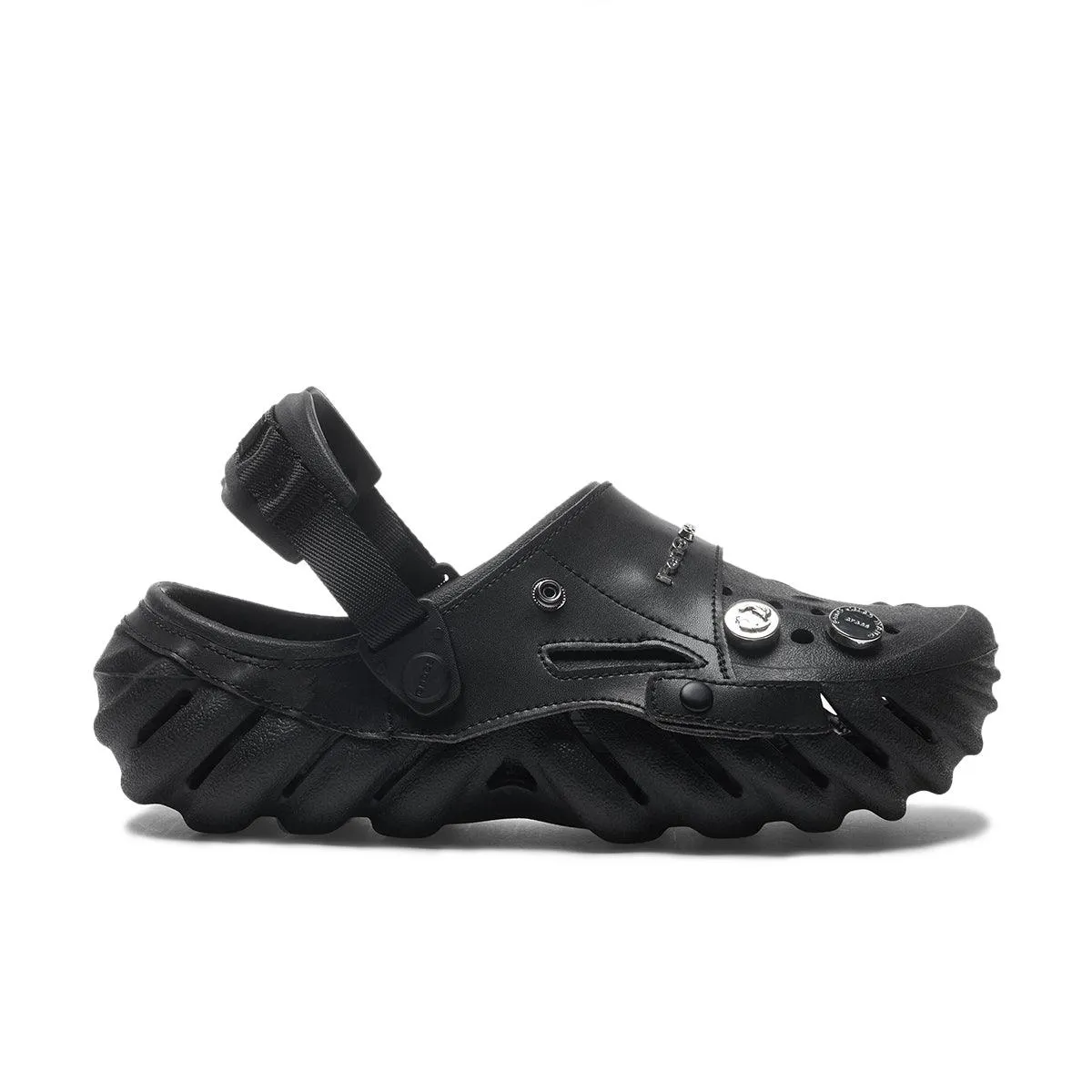   Crocs 2-In-1 Echo Clog 'Black' Sport Life Fast Track