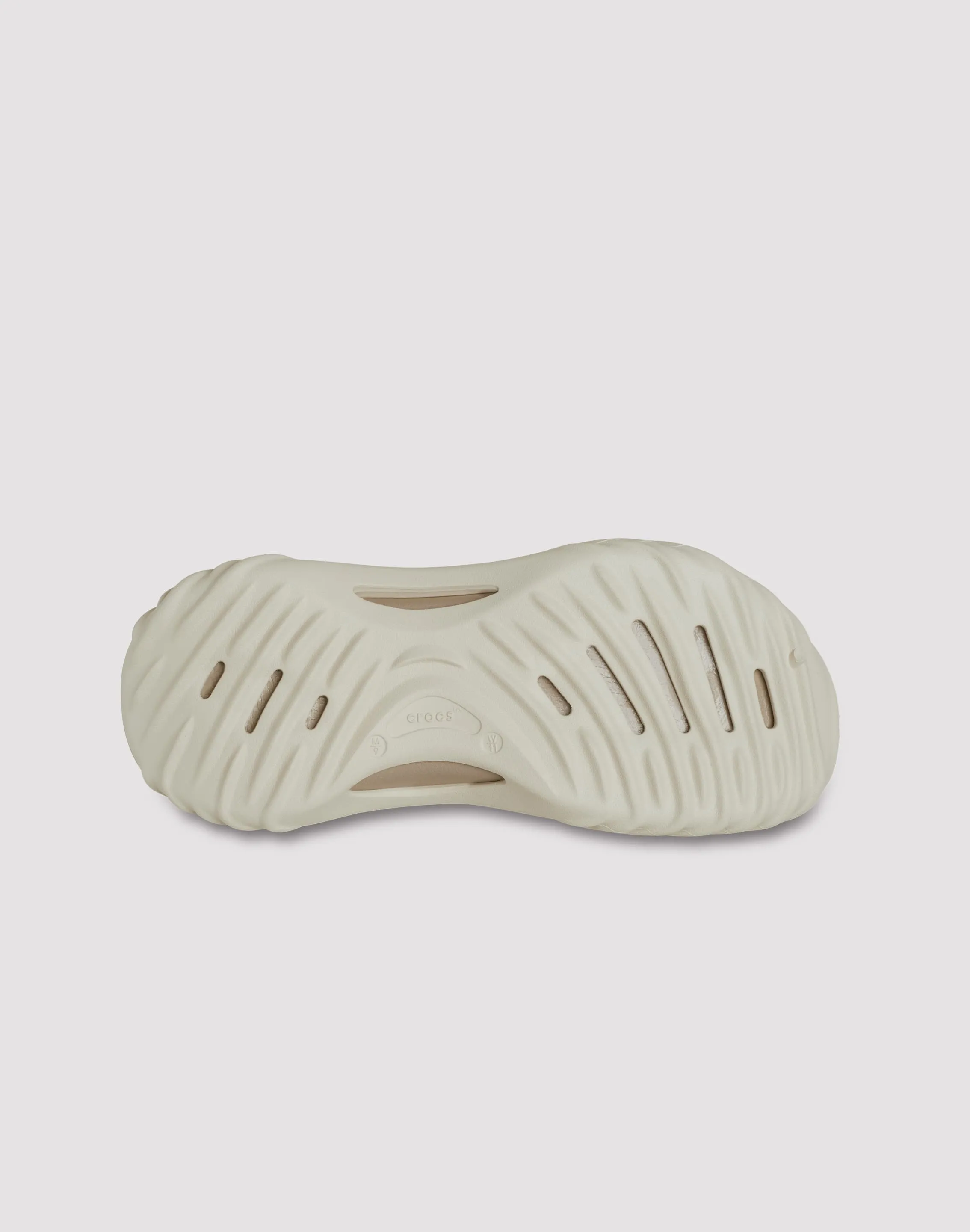 Stretch Fabric Toe Box Room Crocs Echo Wave "Almond Tint" Sandal