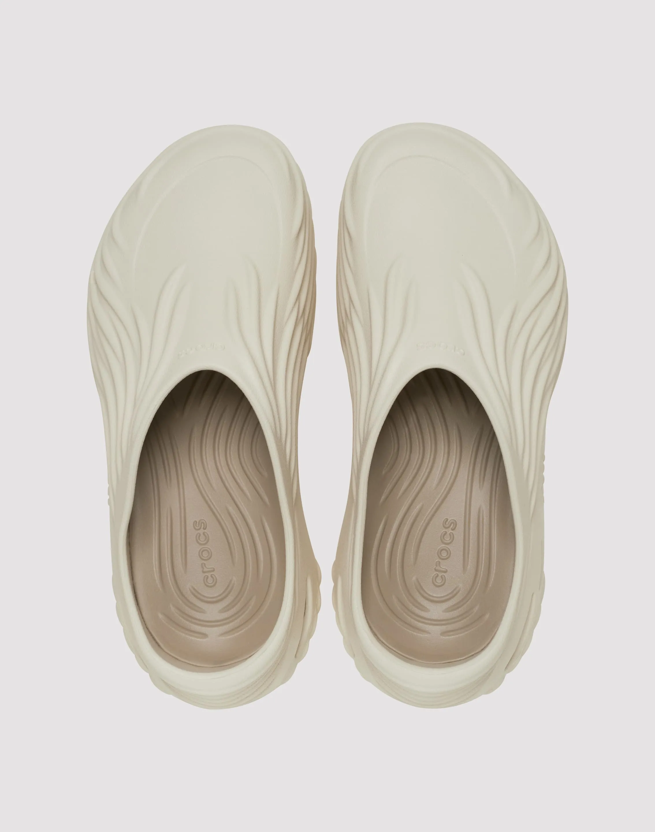 Quick Comfort Fit Summer Slide Crocs Echo Wave "Almond Tint" Sandal