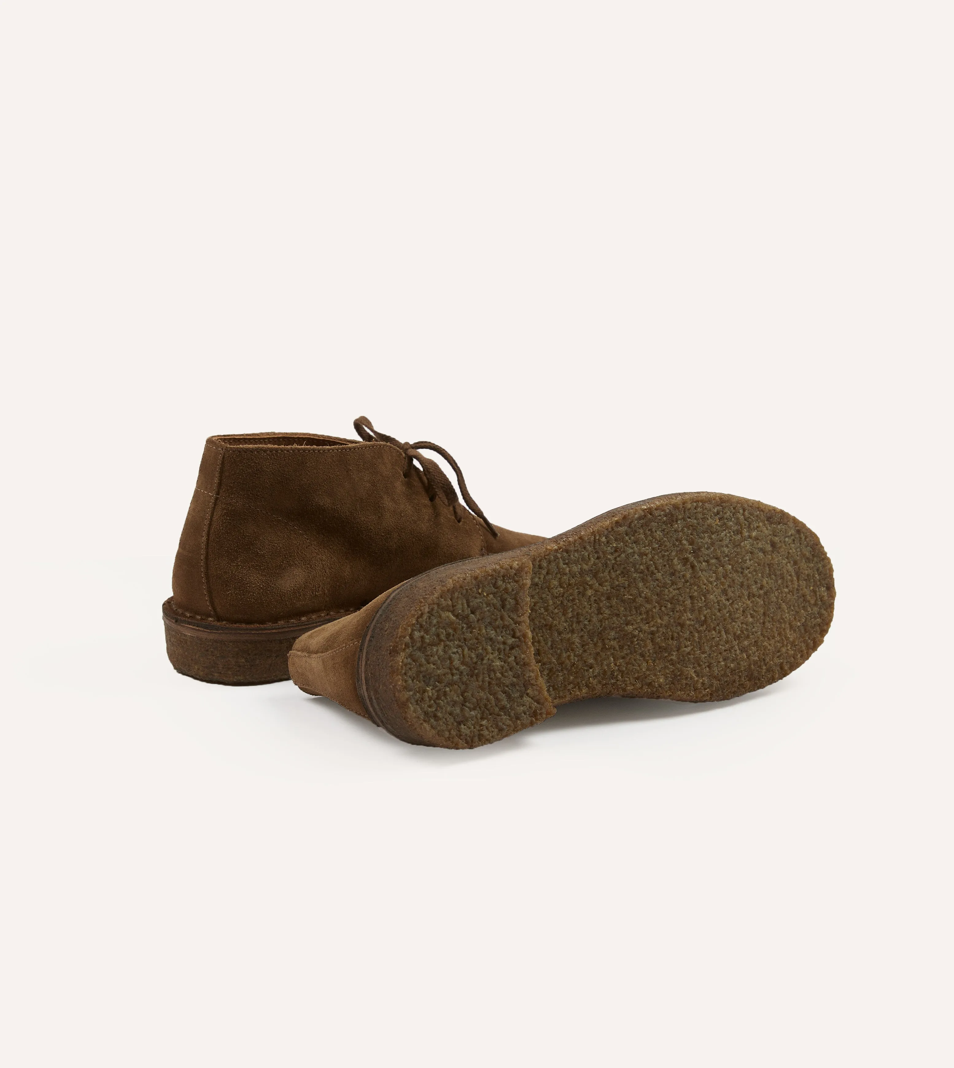 texture - type Crosby Moc-Toe Chukka Boot Tobacco Suede