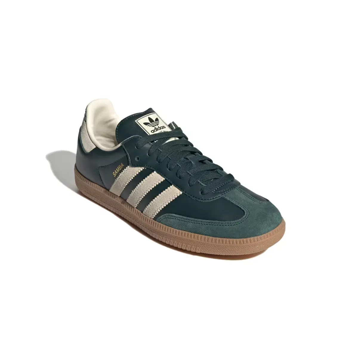 Samba OG 'Shadow Green Cream White' Arch Support Urban Walkers Wide Base