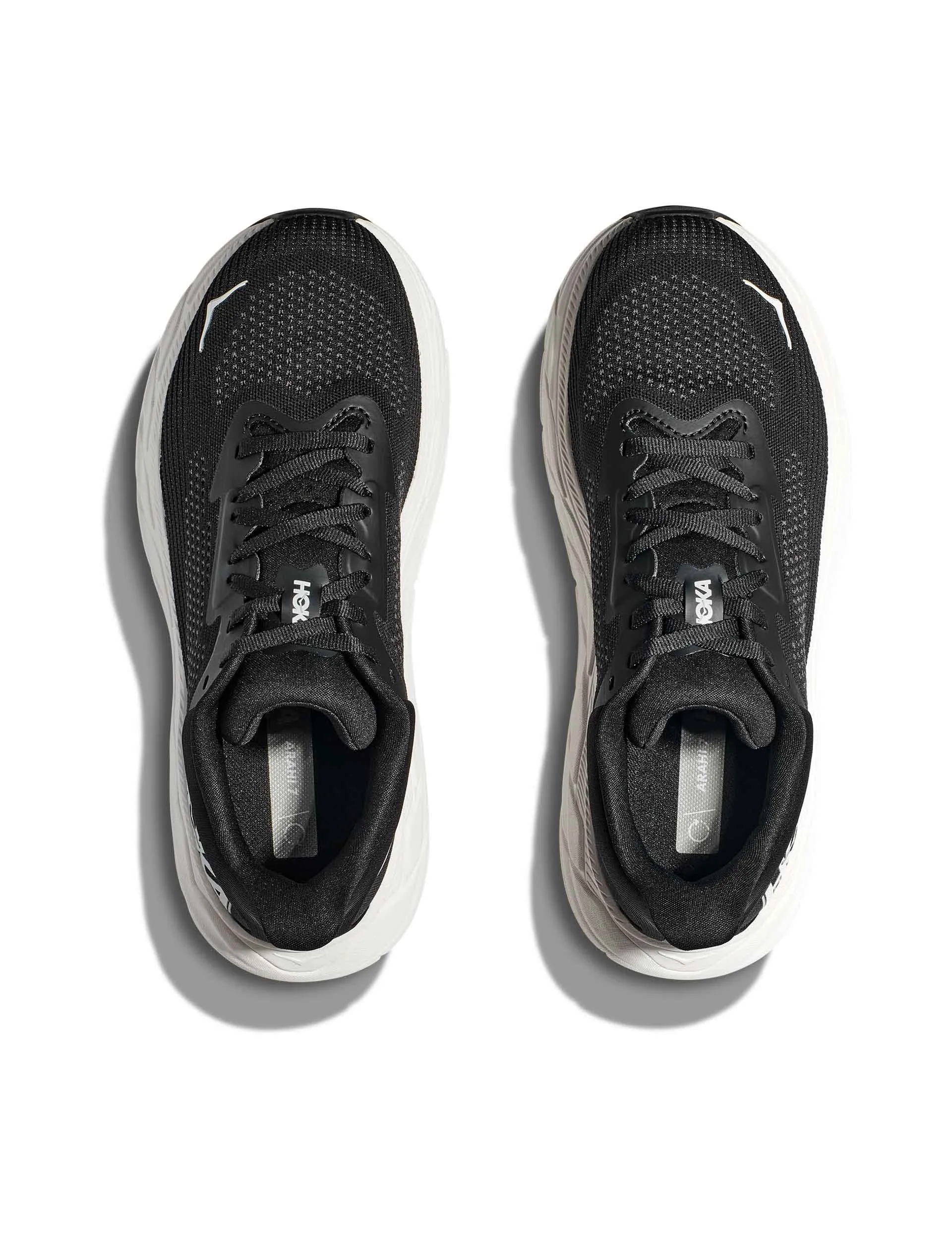 running in a tied - arch bridge area shoes outdoor - wear shoes Arahi 7 - Black/White