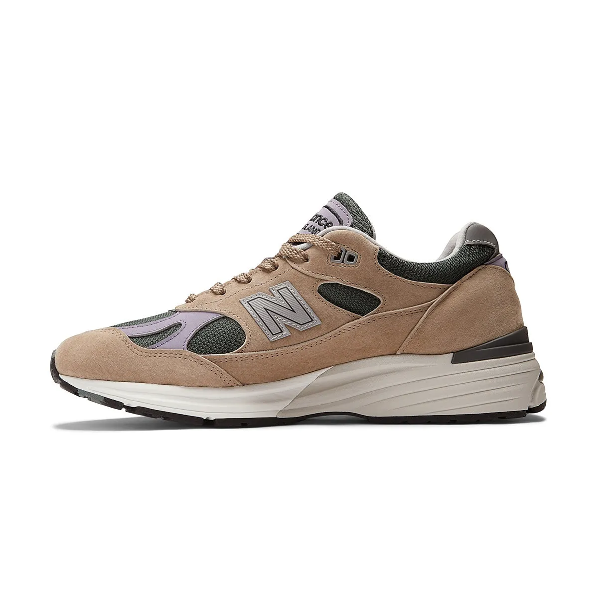 in UK 991v2 'Essentially Offbeat Cement' Leather Lace Up