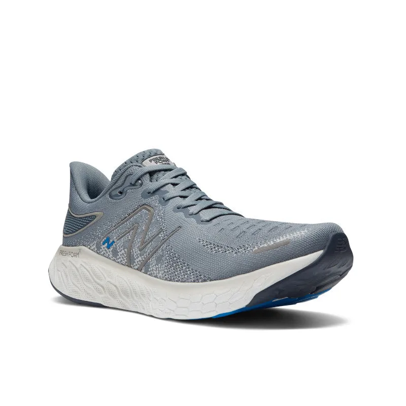 breathable mesh performance beginner suitability Fresh Foam X 1080v12 - Steele with Serene Blue and Lead - Men's